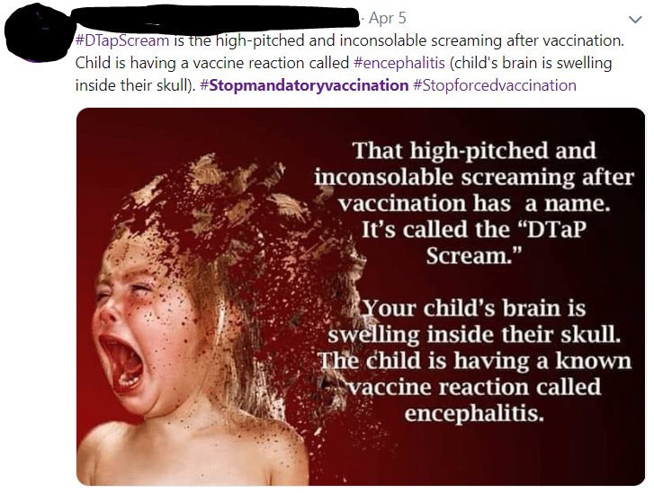 Vaccines don't cause encephalitis. You know what can cause
