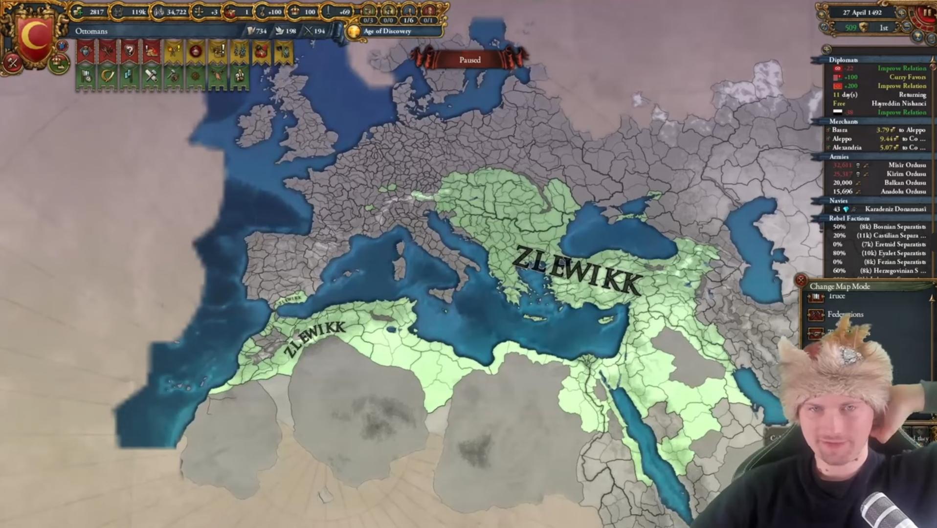The new Eyalet mechanic for ottomans is a big gigantic joke. You can