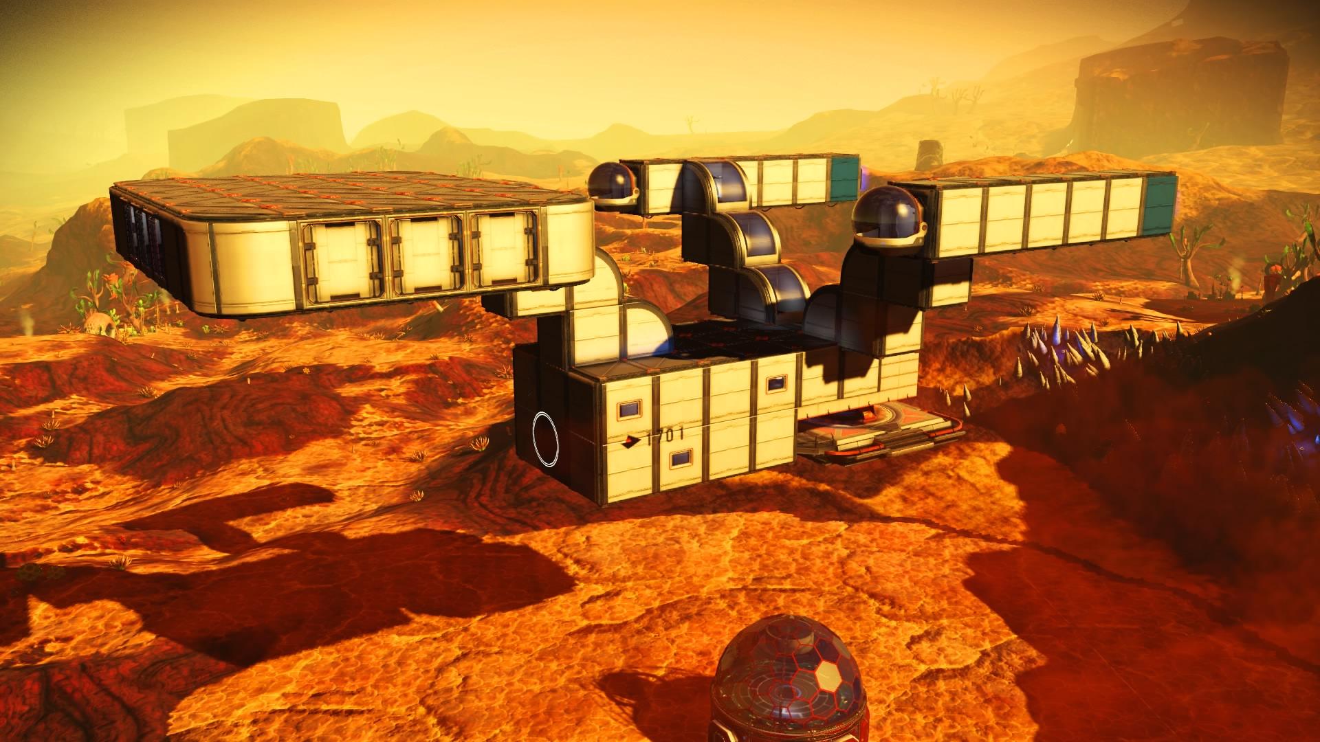 My NCC1701 Enterprise base NoMansSkyTheGame