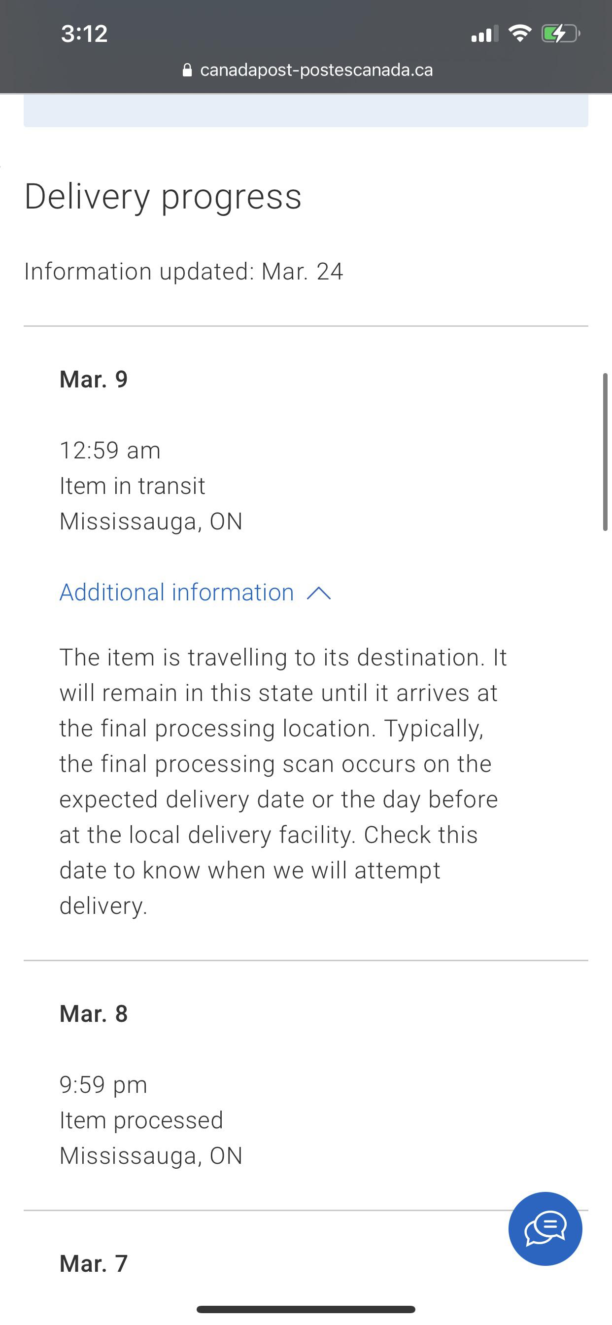 Item delayed. My package has been stuck on delayed for damn near 15
