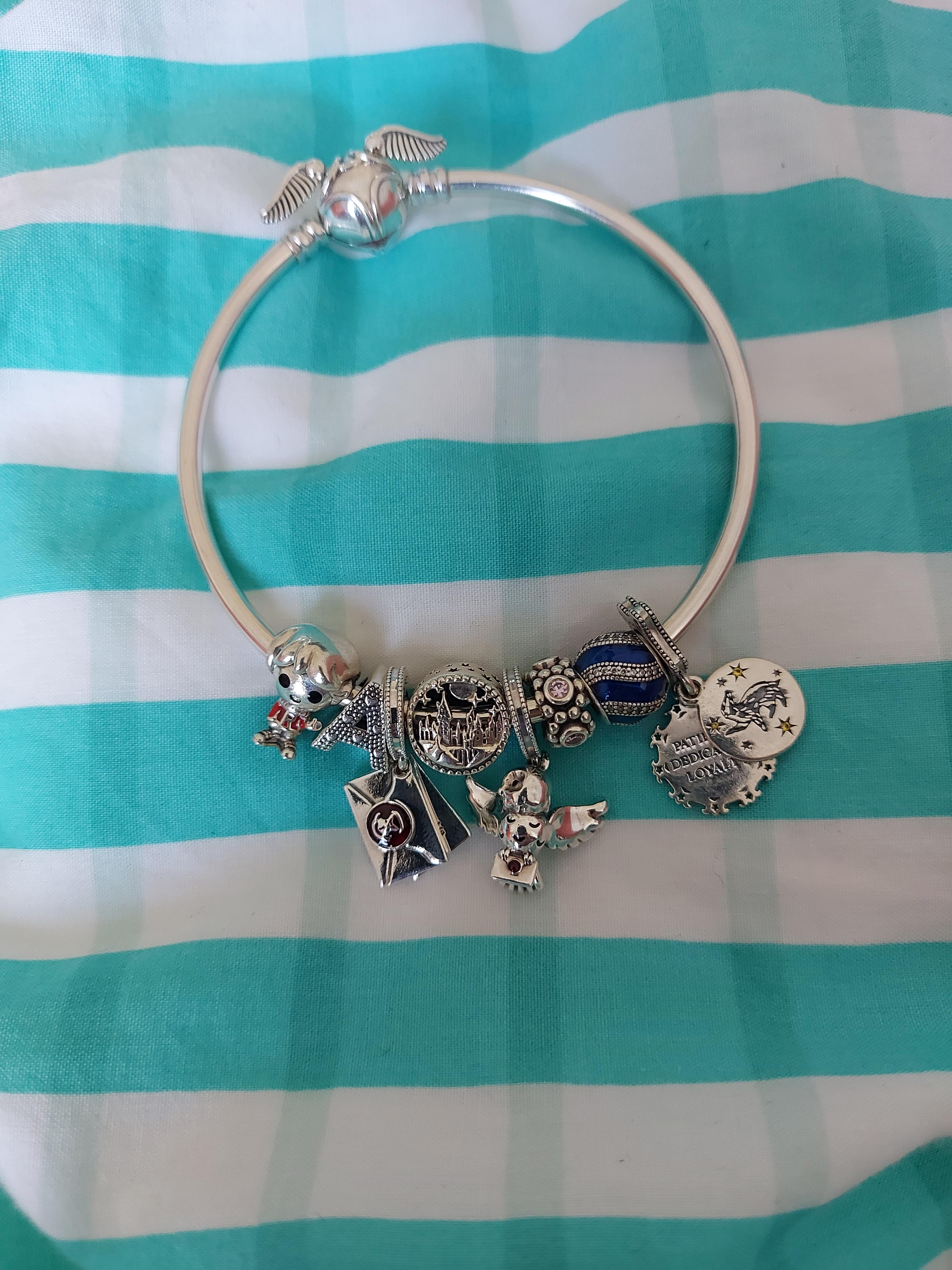 My Harry Potter pandora charm bracelet!!! r/harrypotter
