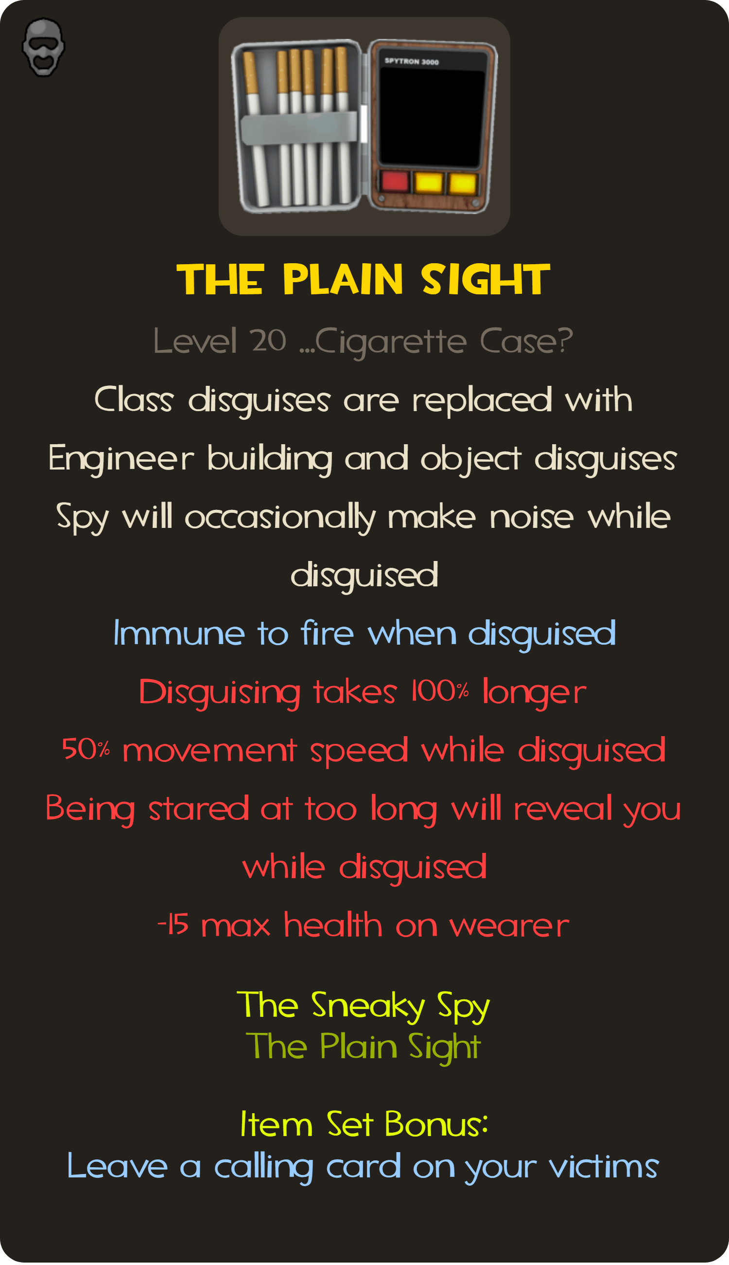 New spy disguise kit just dropped r/tf2