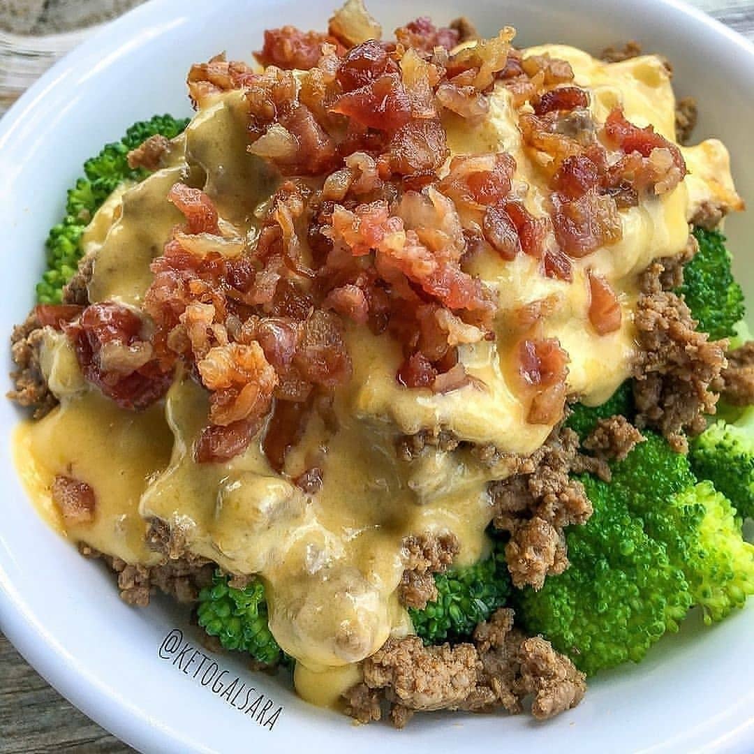 Loaded broccoli beef bowl r/Ketodietbeginners