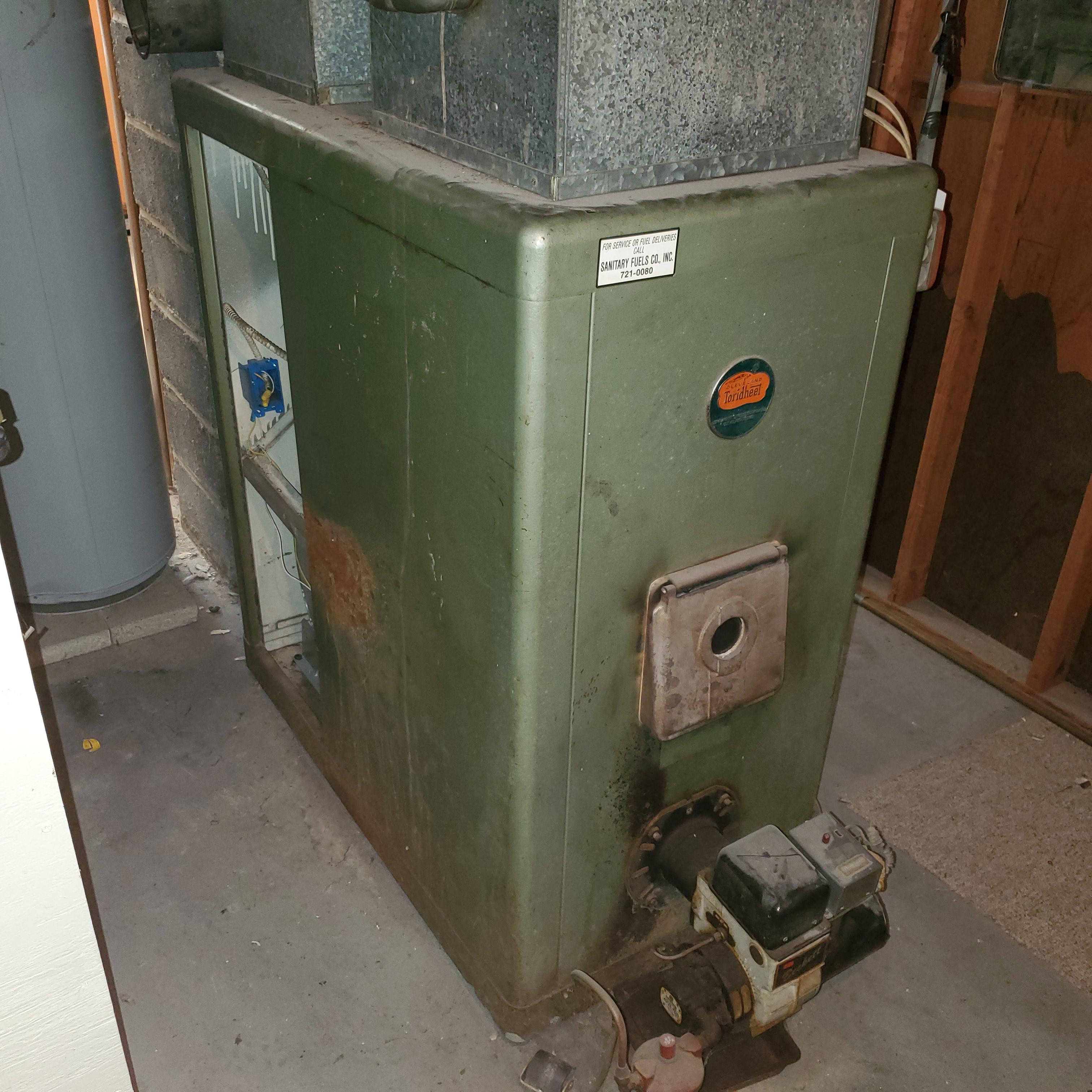 Old oil furnace coming out today r/HVAC