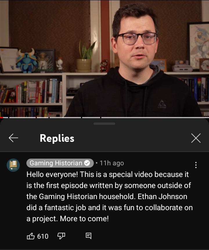 Good to see that Norman, the Gaming Historian, is no longer suffering