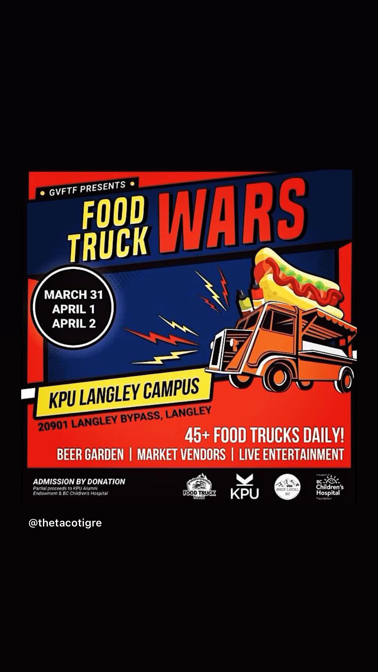 Food Truck Wars KPU Langley r/Langley