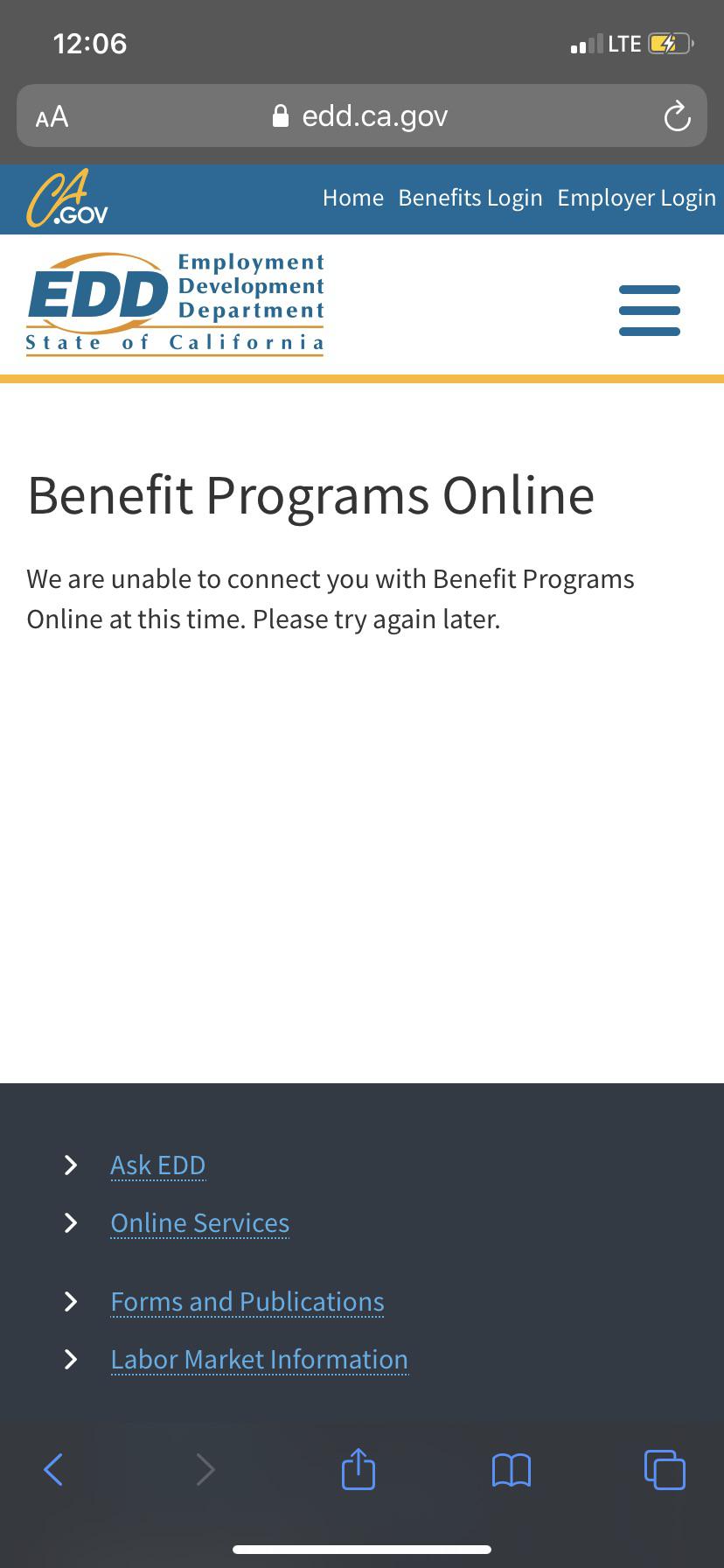 California Unemployment Site Keeps Crashing PLOYMEN