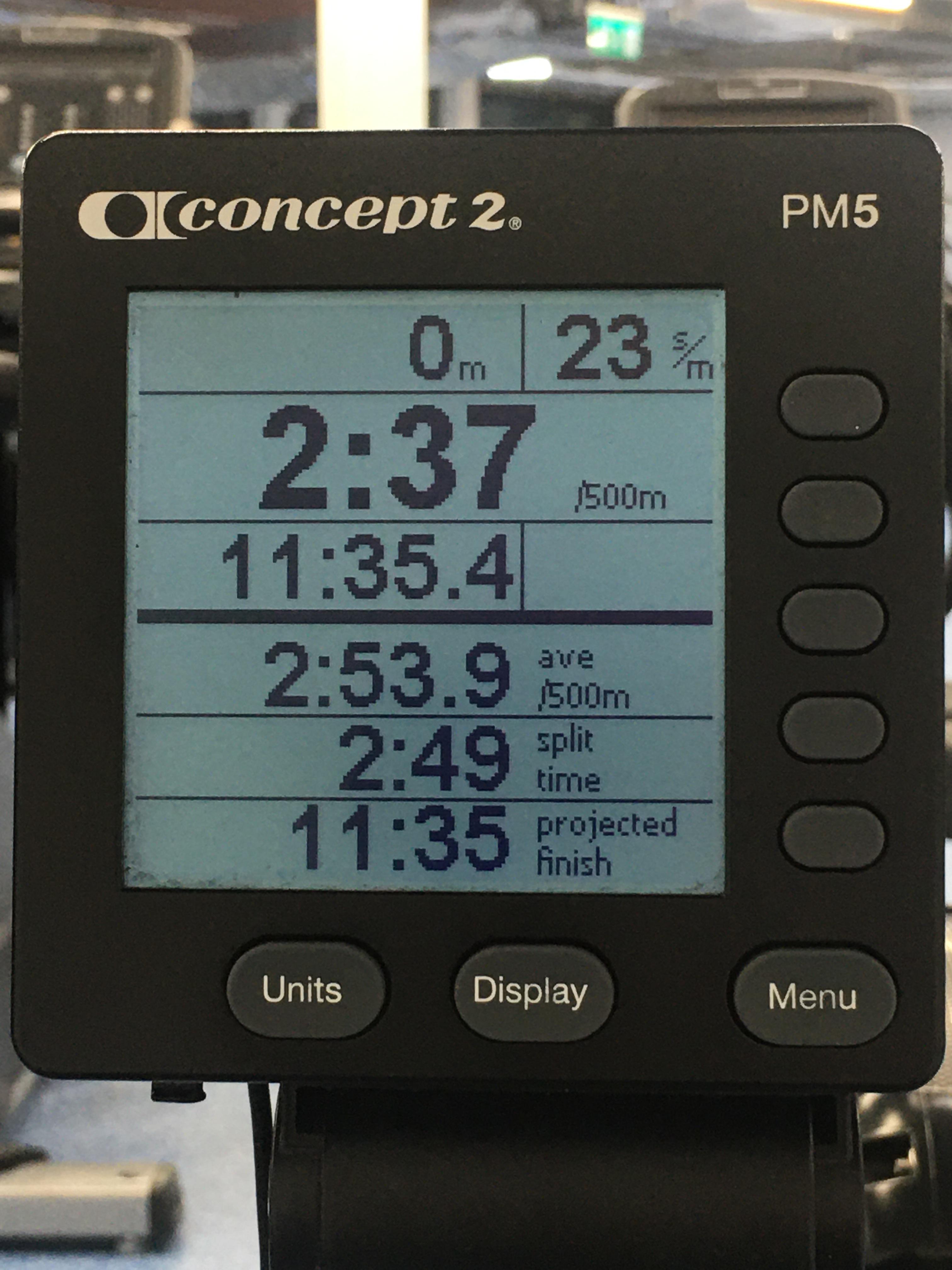 First time on erg what numbers should I be aiming for? r/Rowing
