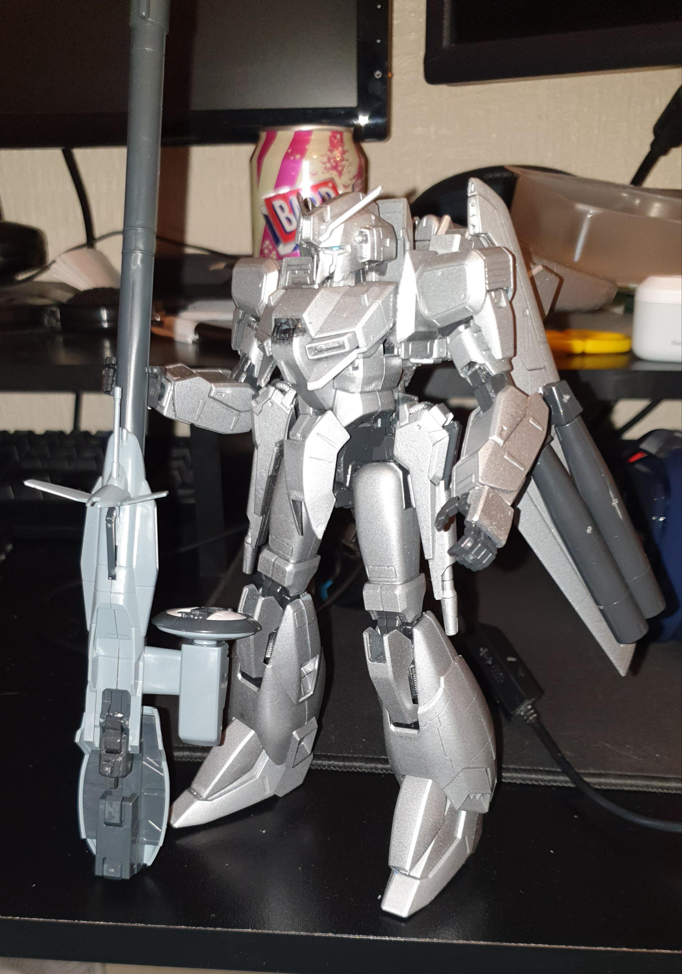 First time painting my Gunpla, not the worst result but better than the boring grey on the