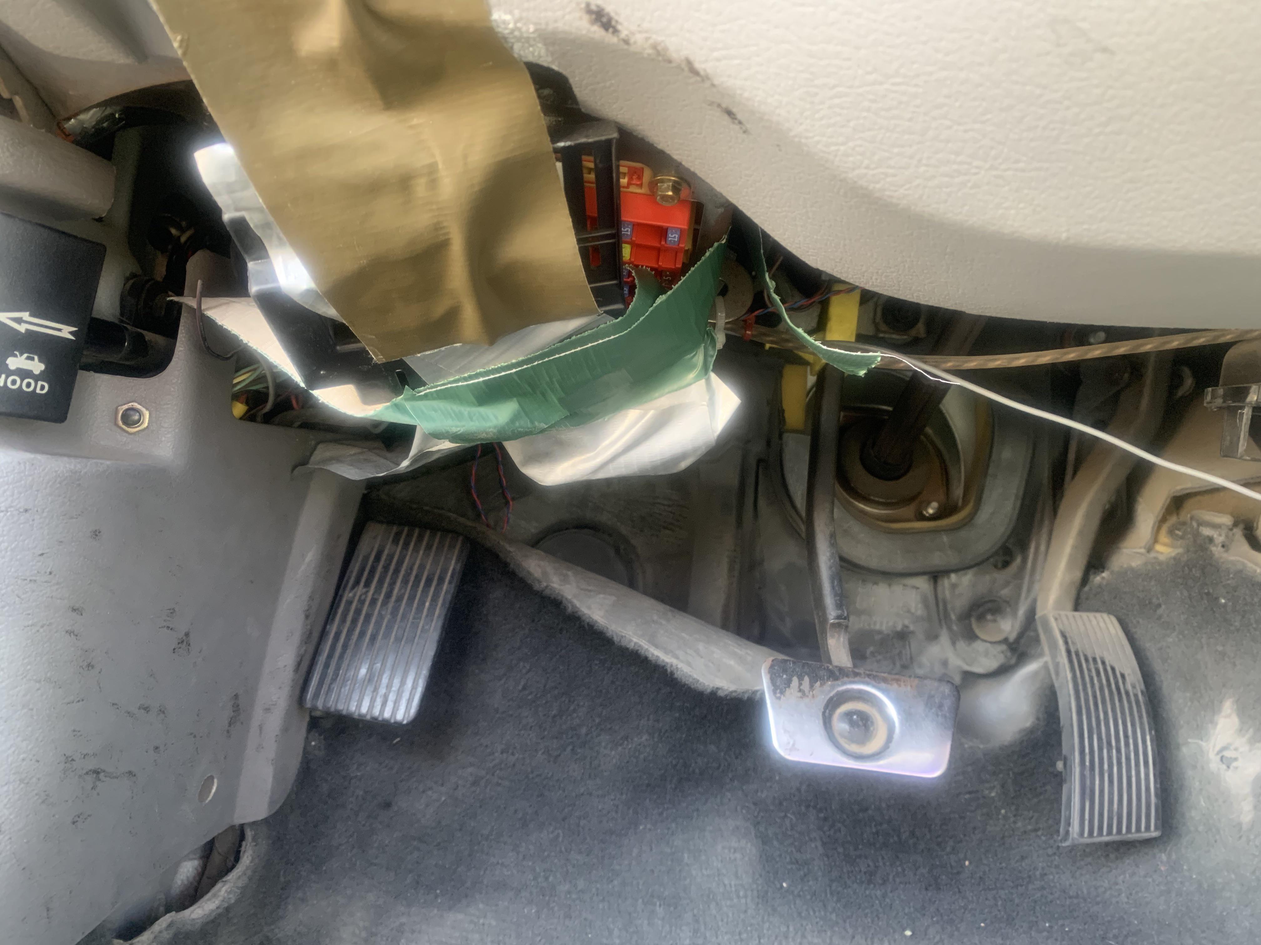 Does anyone know what this panel under the steering wheel is called i