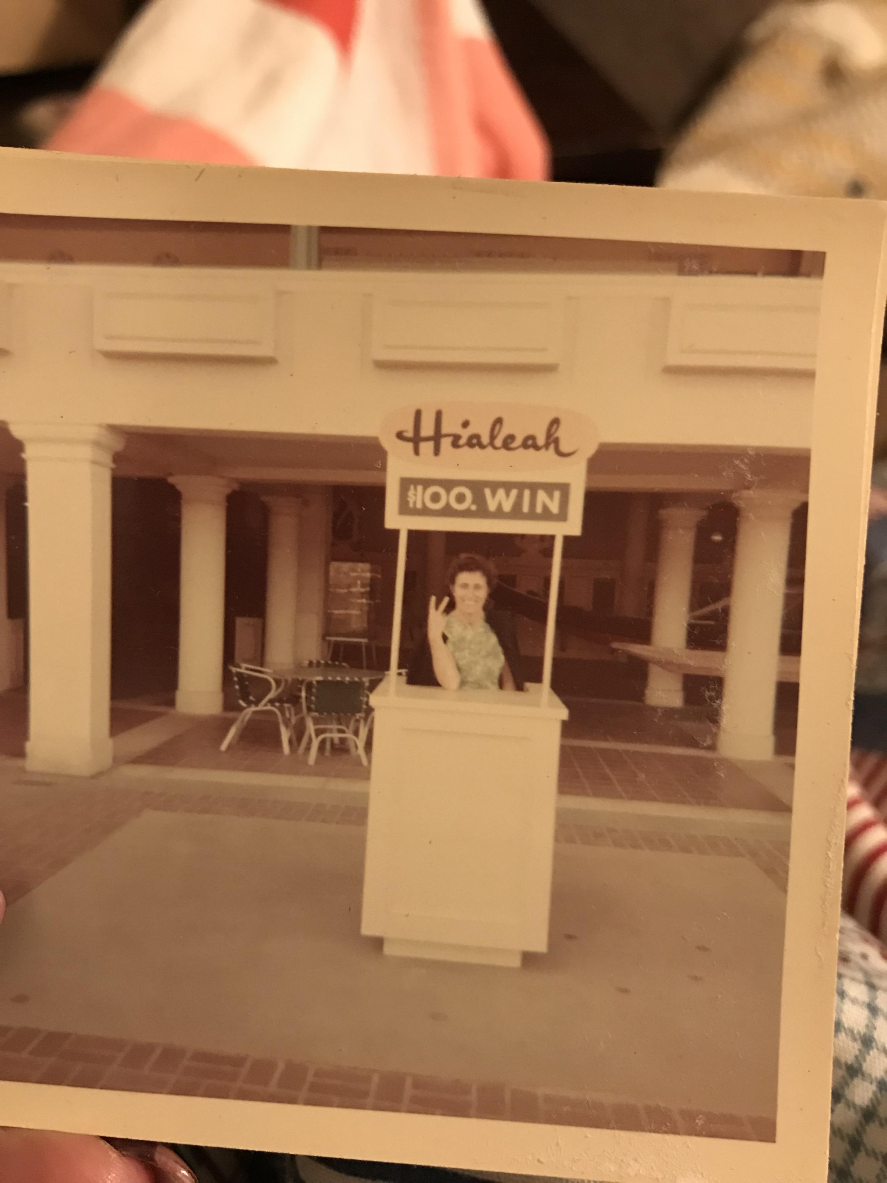 1965 my Grandma throwing up the deuces in Miami. She’s 89 today r