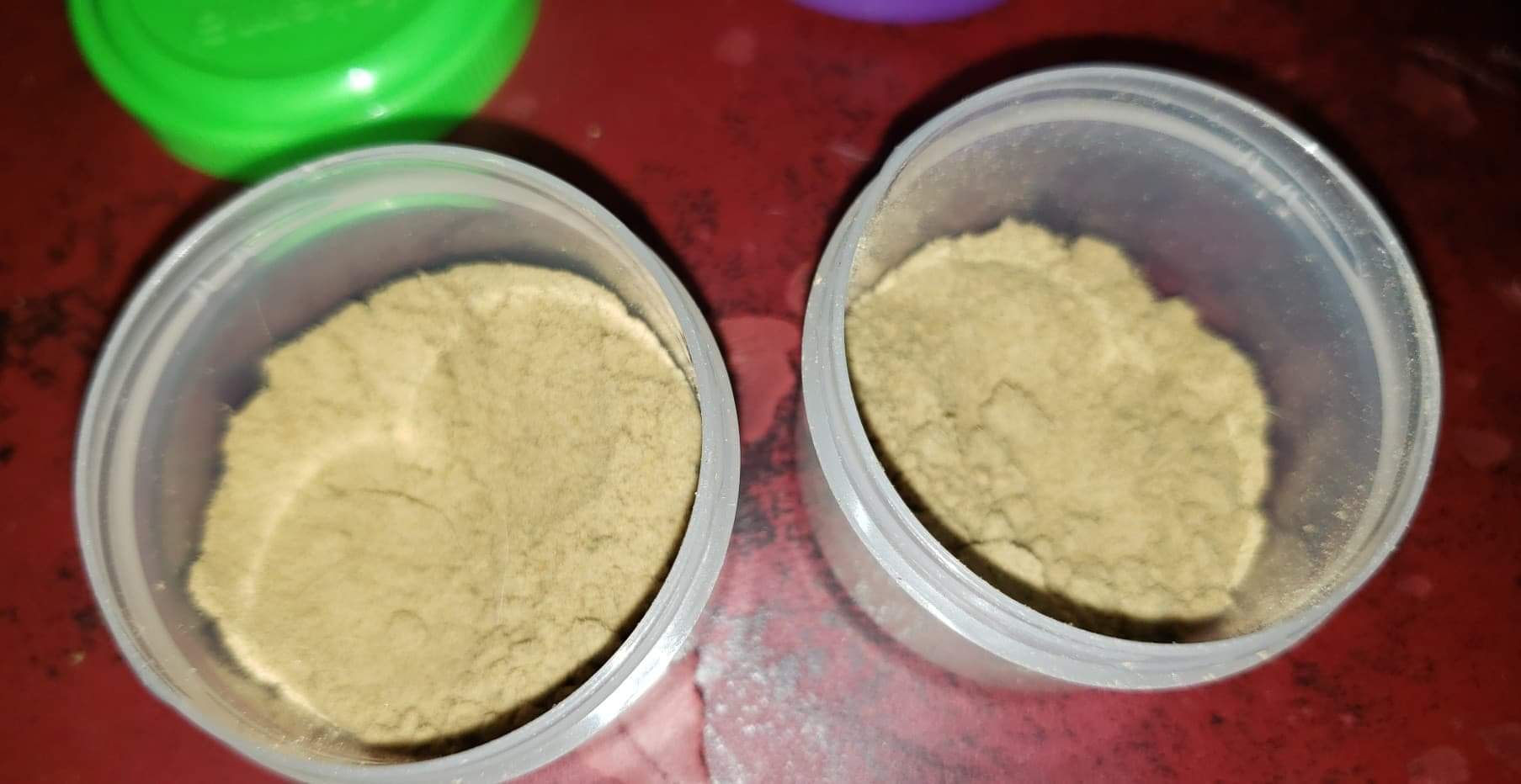 Dry ice hash with 90 and 70 micron bubble bags r/marijuanaconcentrates