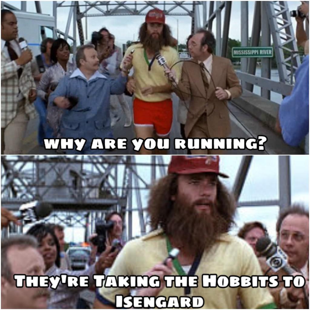 Run Forrest run! r/lotrmemes