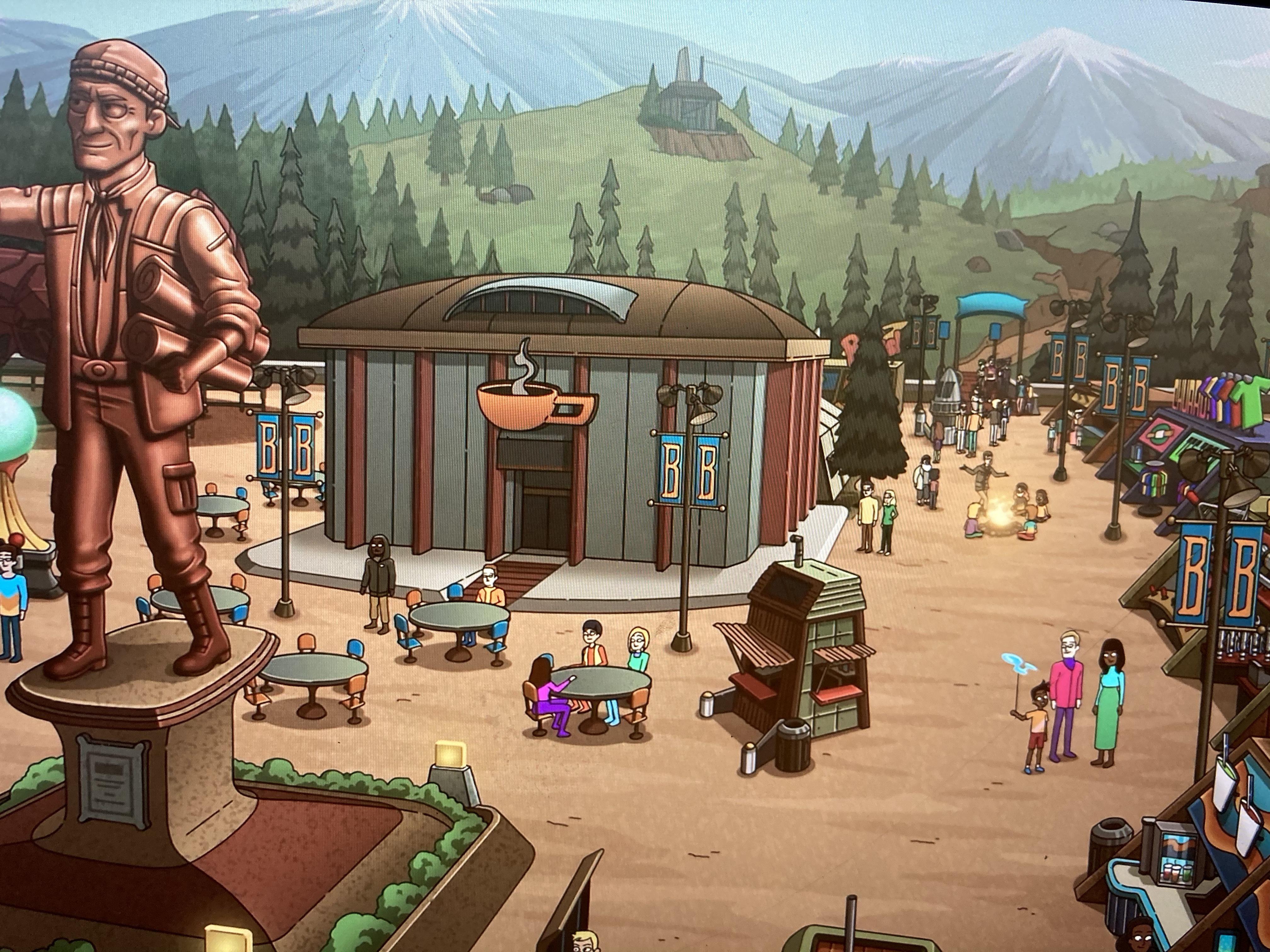 “Historical Bozeman”—at least, according to Star Trek Lower Decks Montana