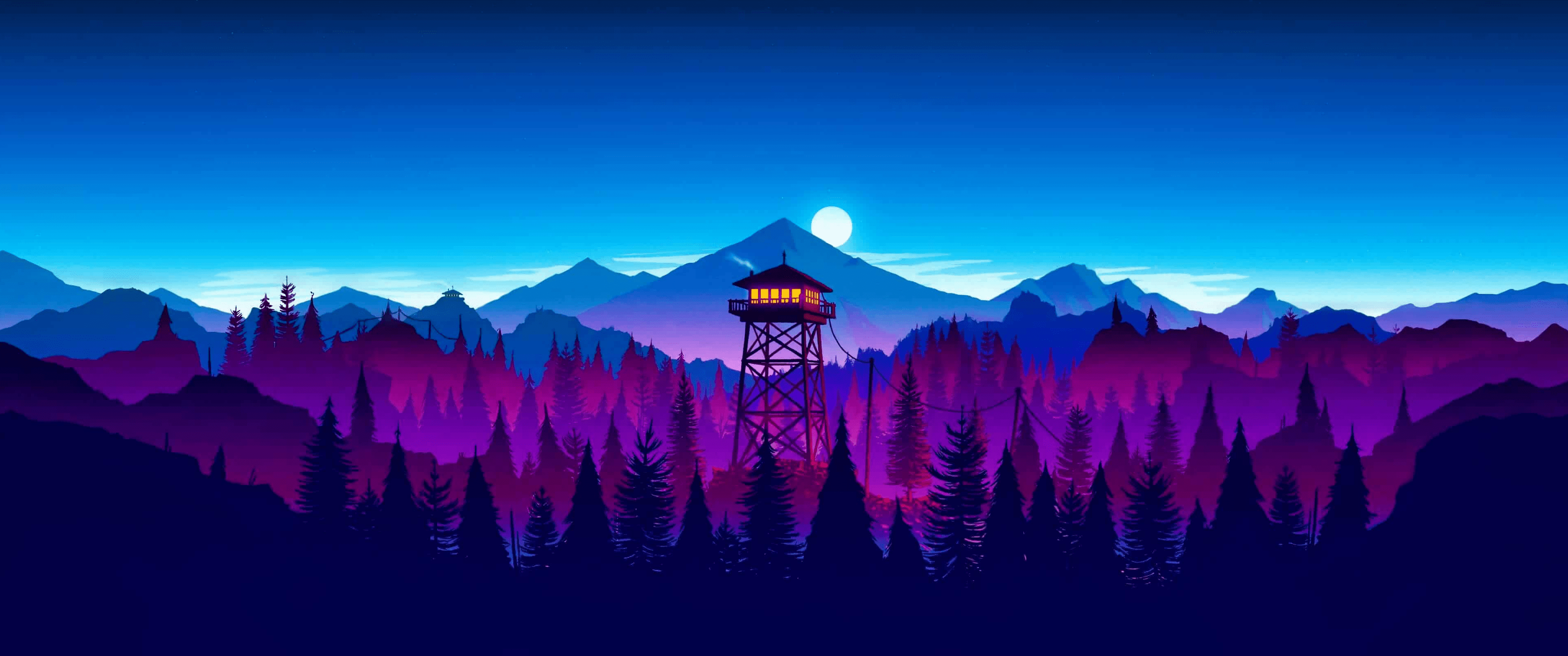 Firewatch [3440x1440] r/WidescreenWallpaper