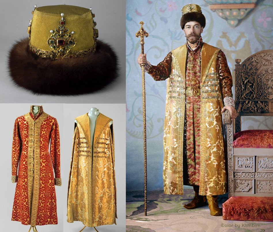 Costume worn by Tsar Nicholas 2 for the 1903 ball in the Winter Palace