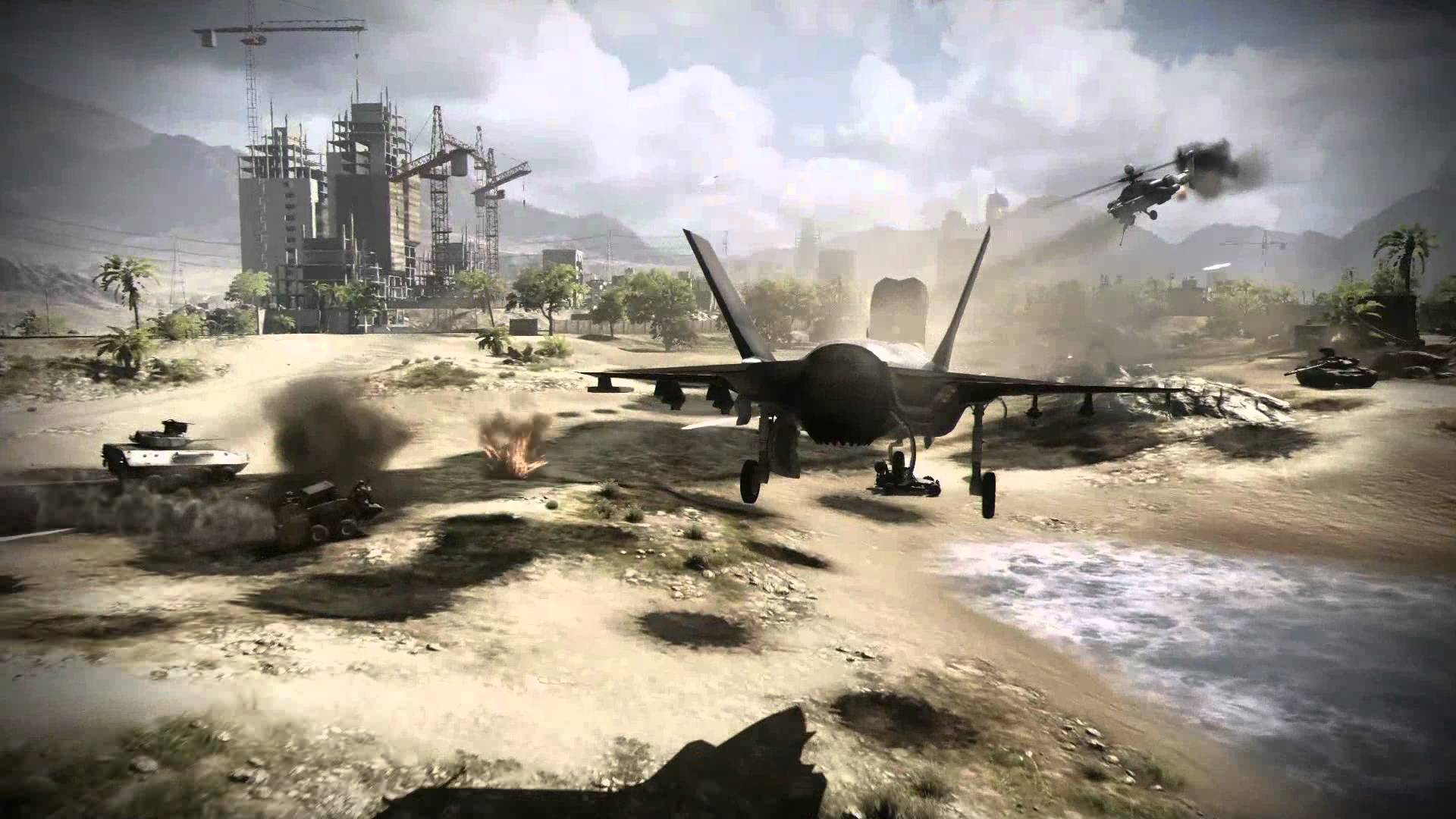 Battlefield 3, Gulf of Oman. IMO one of the best maps ever. I had