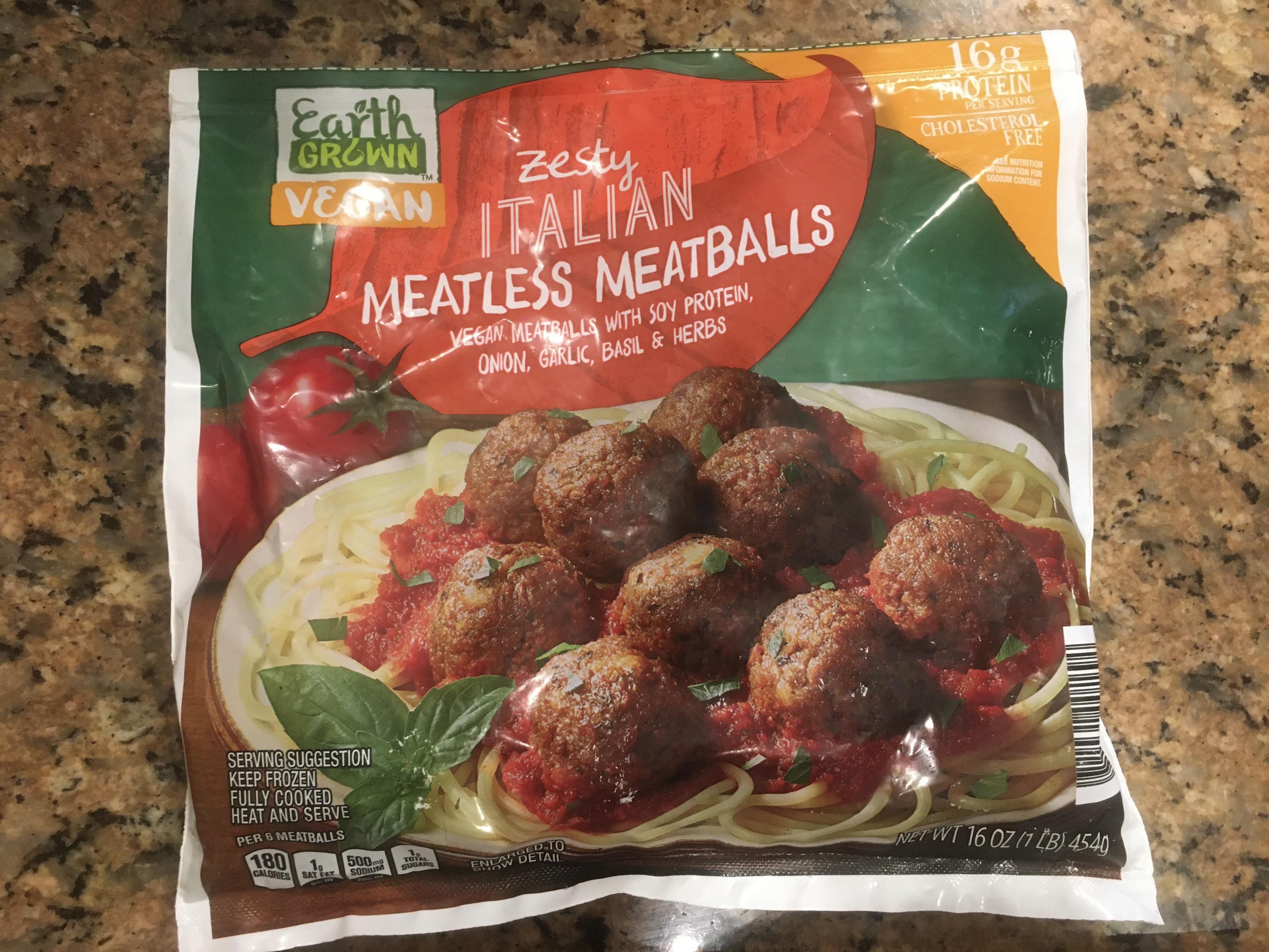 Meatless Meatballs from Aldi r/vegan1200isplenty