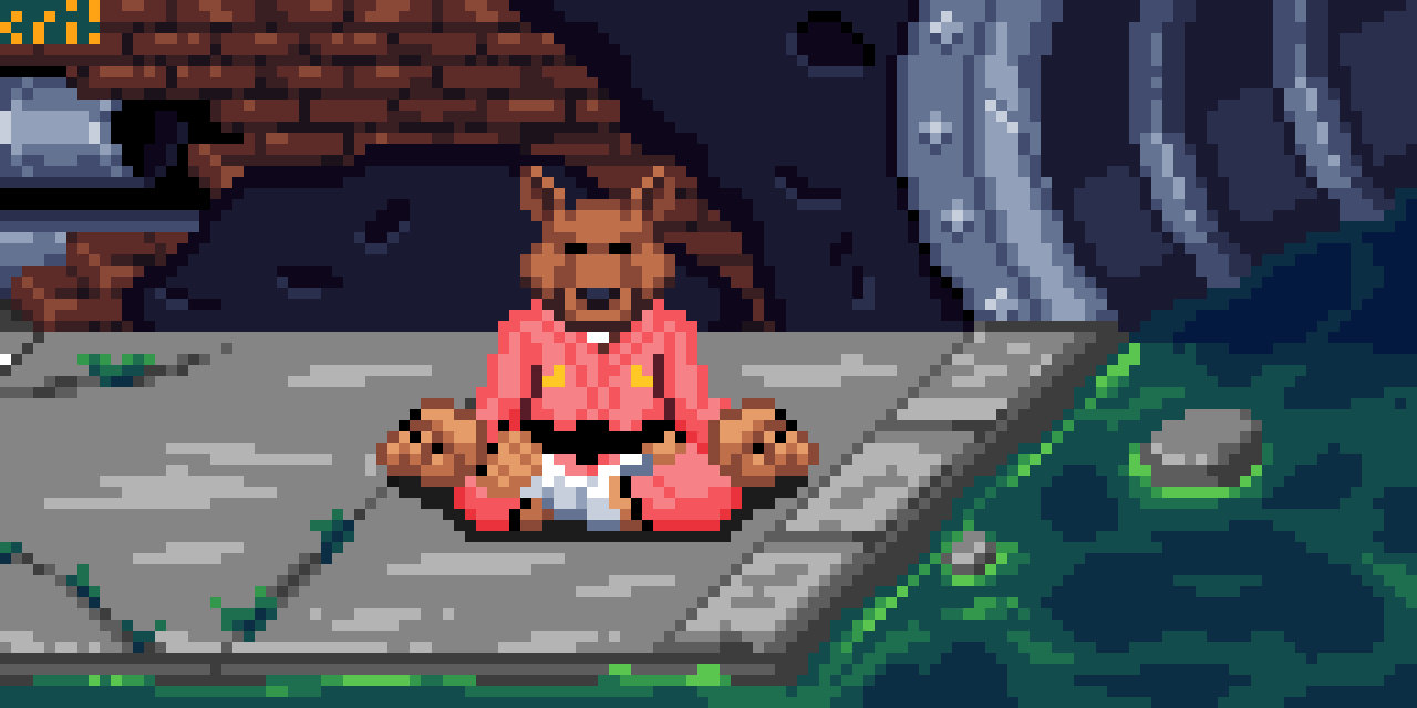 Master Splinter [128x64 px] r/PixelArt