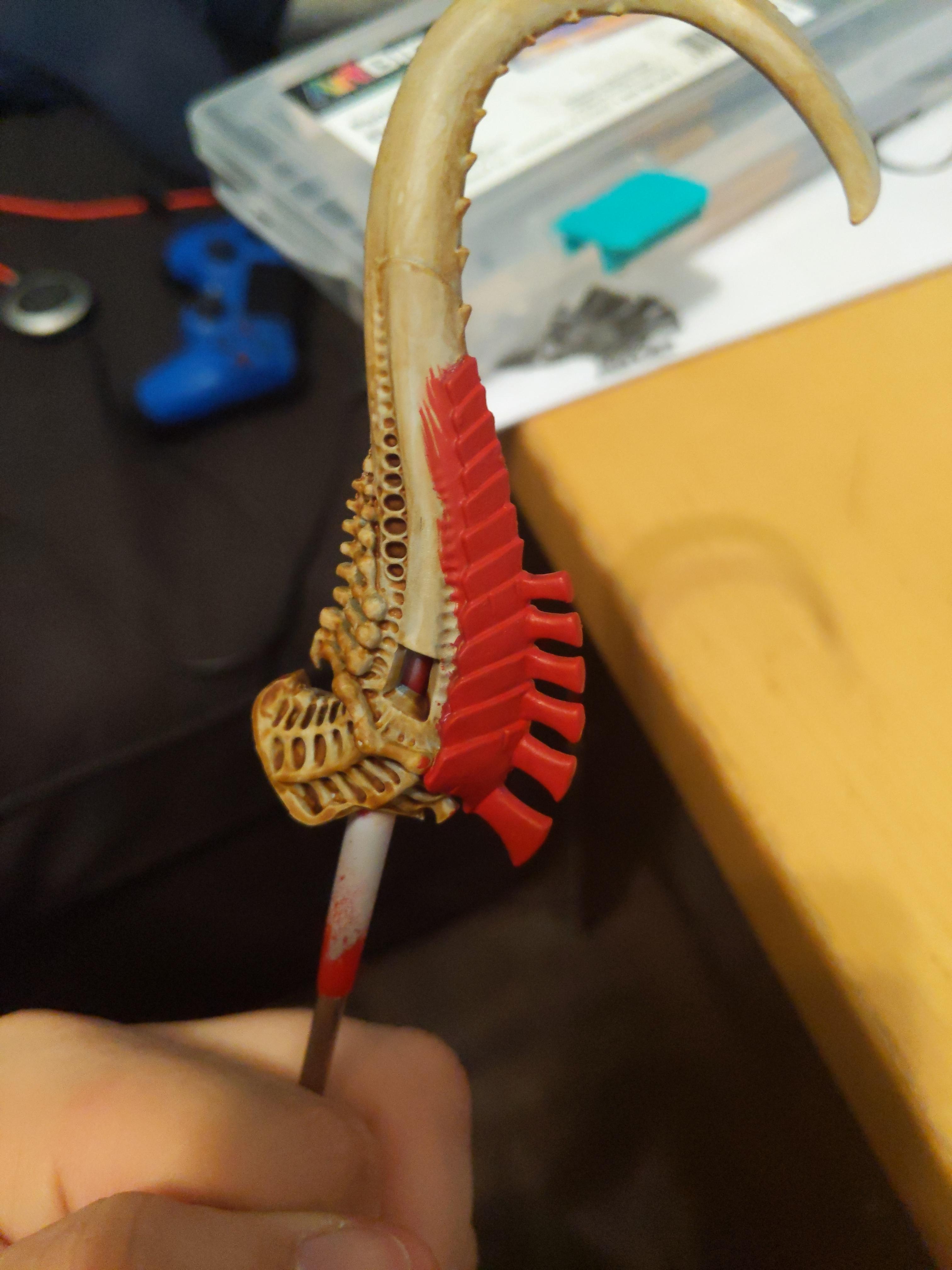 Color testing for my new bug. Say I paint the flesh black with a thin