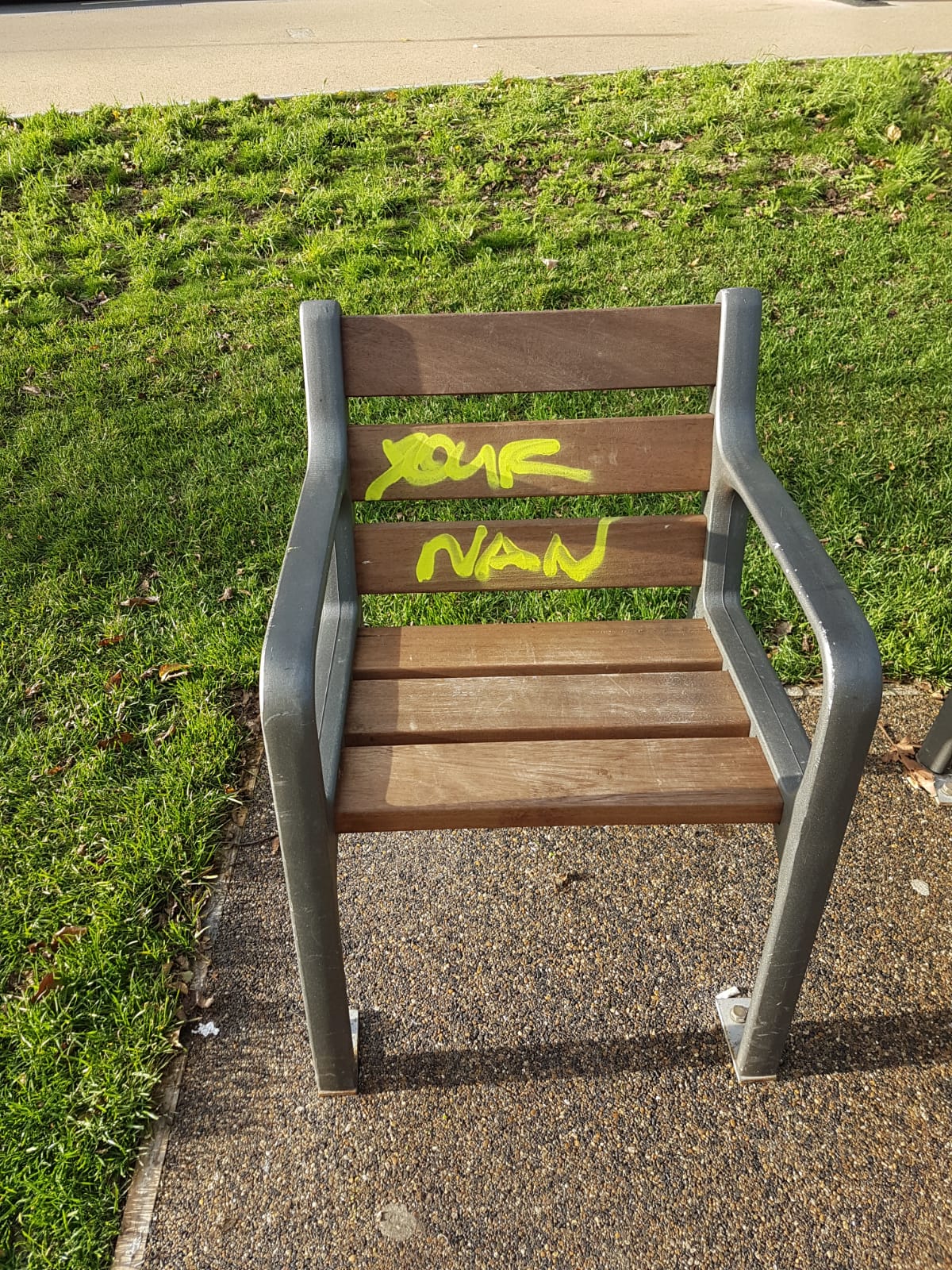 The budget for these memorial benches has really gone down lately r