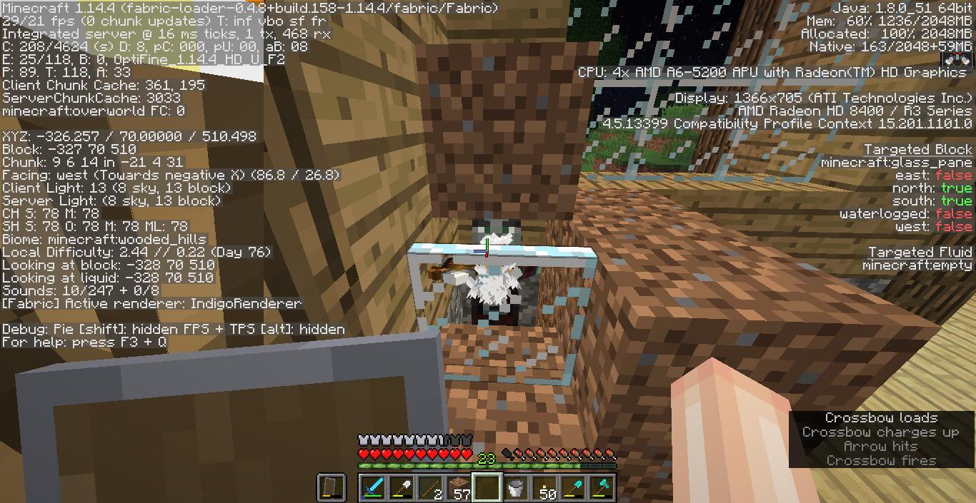 Getting a Pillager without a crossbow! Trap one like this, and have it