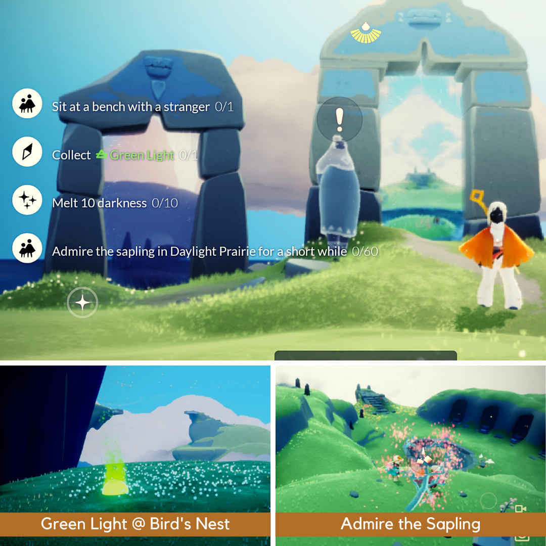 30th March Daily Quest (Daylight Prairie) Collect Green Light