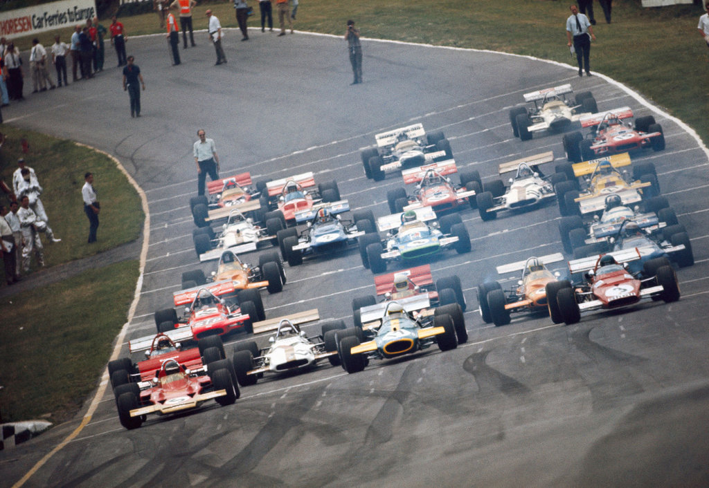 Start of the British Grand Prix Brands Hatch, 18th July 1970 r/formula1