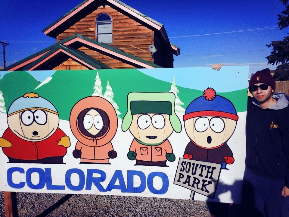Visited the actual South Park, Colorado & they had this cool sign