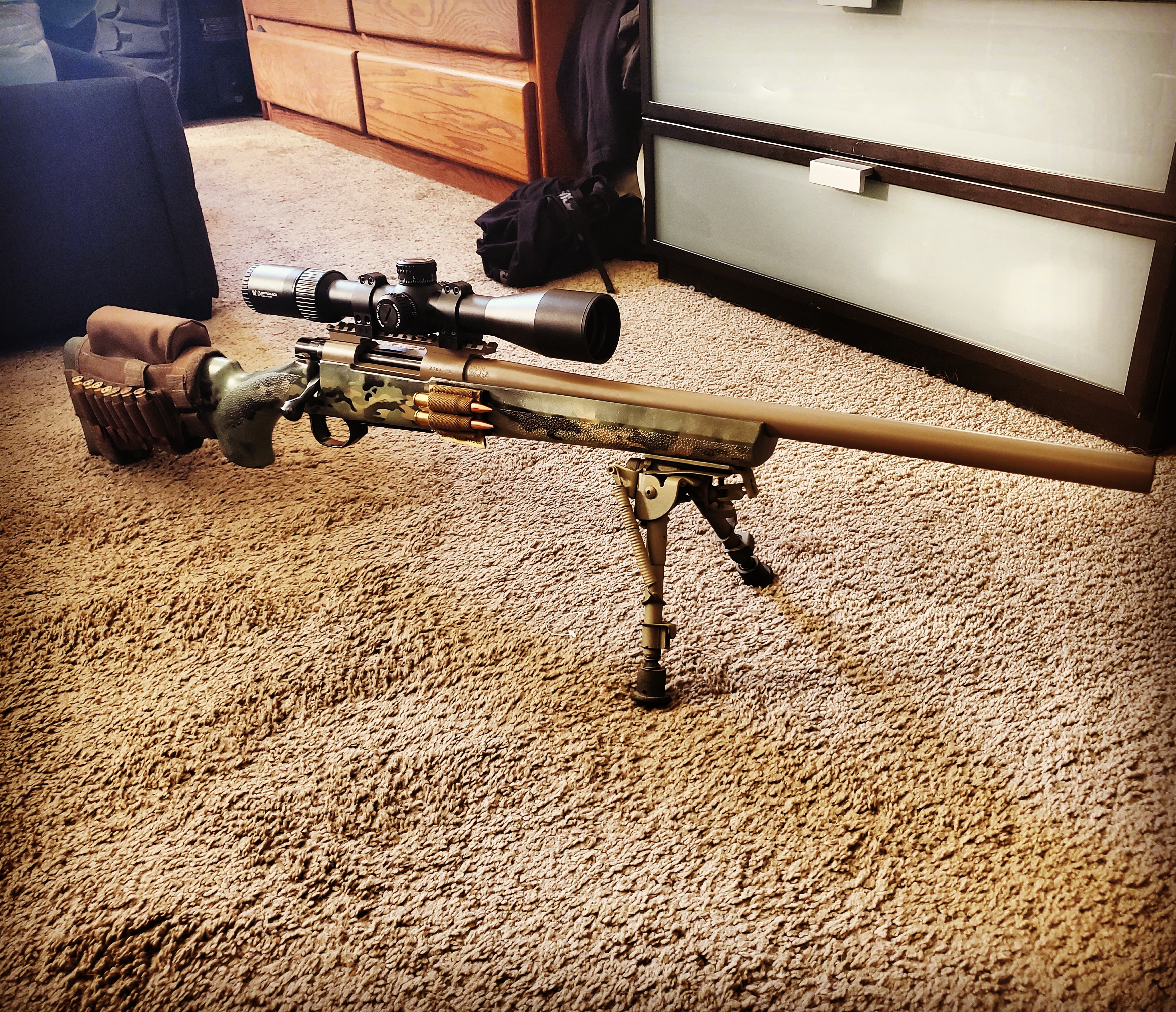 Howa 1500 in 308. New vortex diamondback tactical 416. Barrel and
