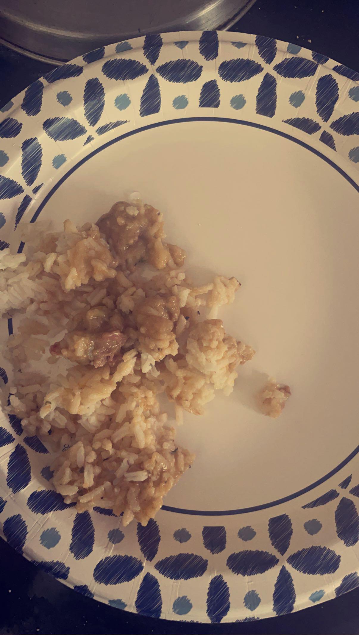 Estimate for rice and gravy pls? r/caloriecount