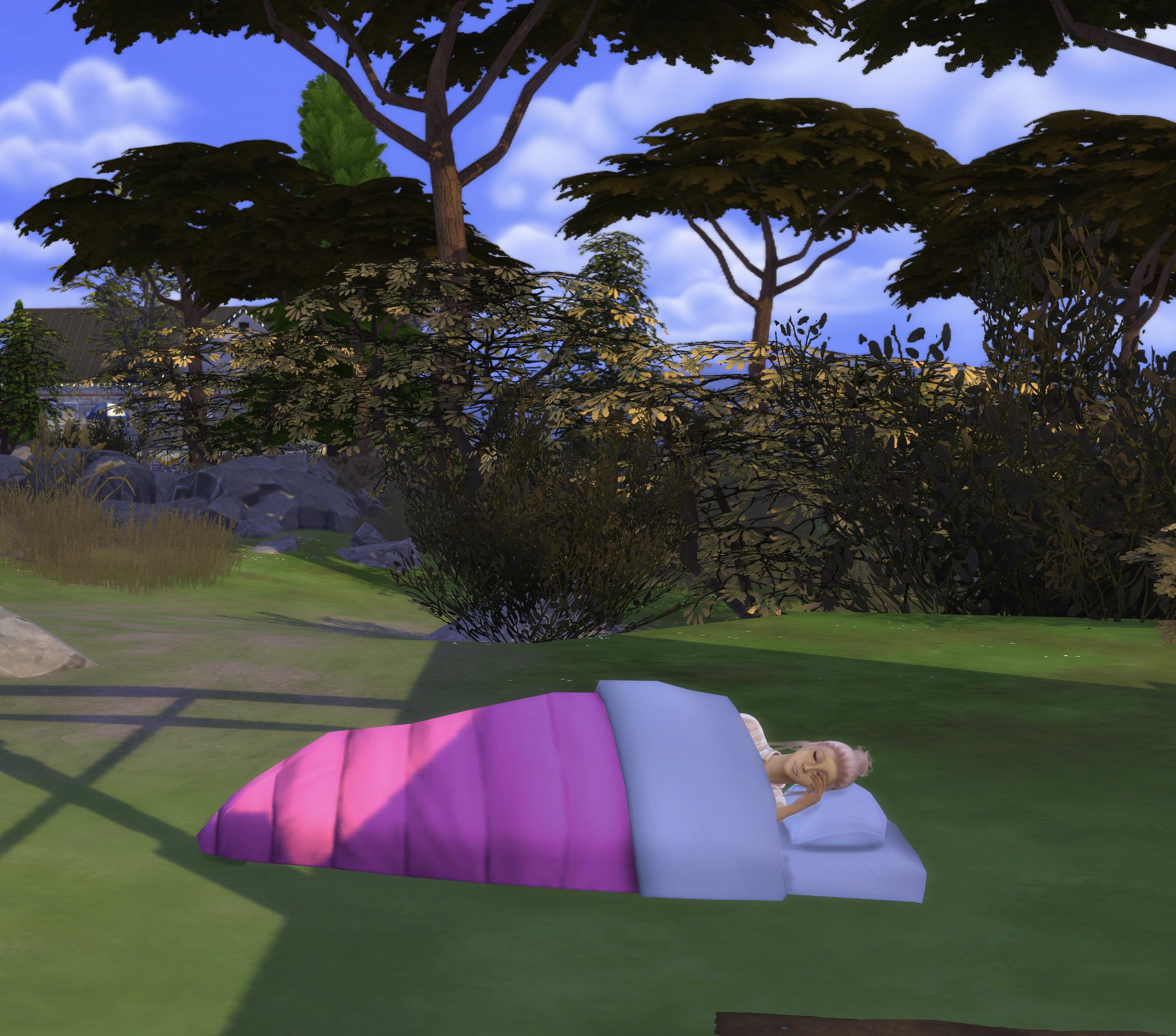 I missed sleeping bags 😫 thanks to mods to making it possible again