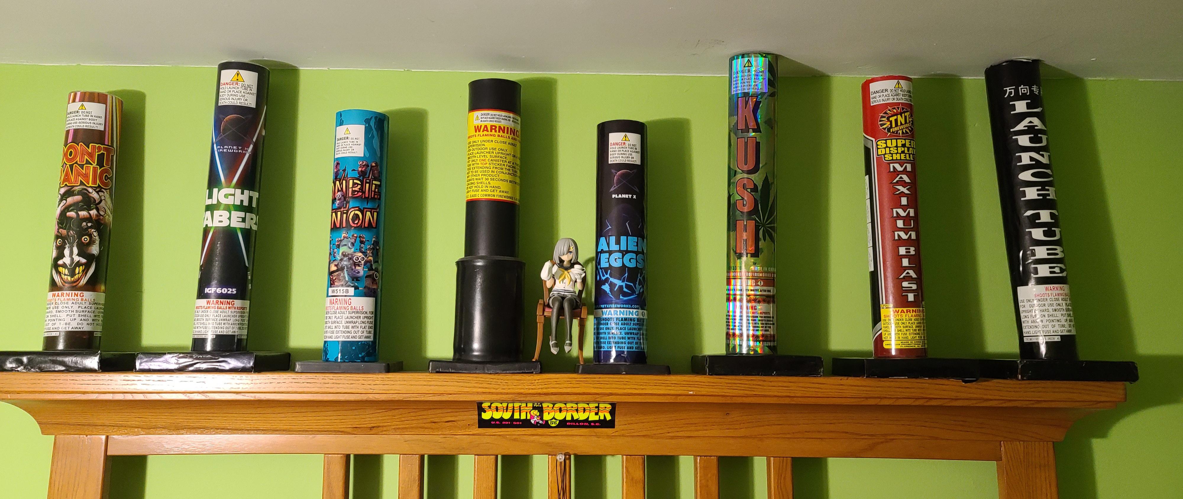 Anyone else ever do this with their mortar tubes? r/fireworks