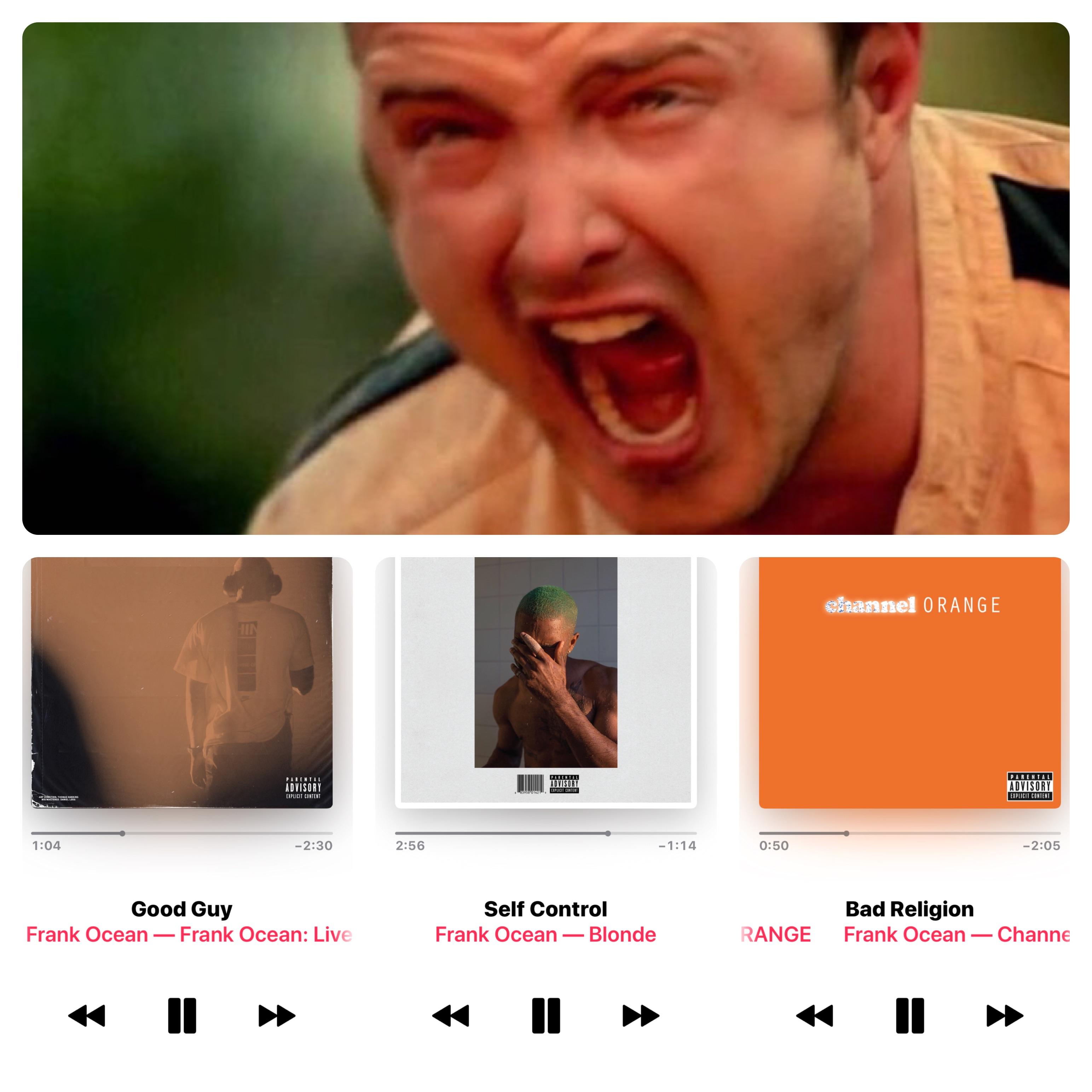 Self Control Frank Ocean Meme Collections Natural Bang