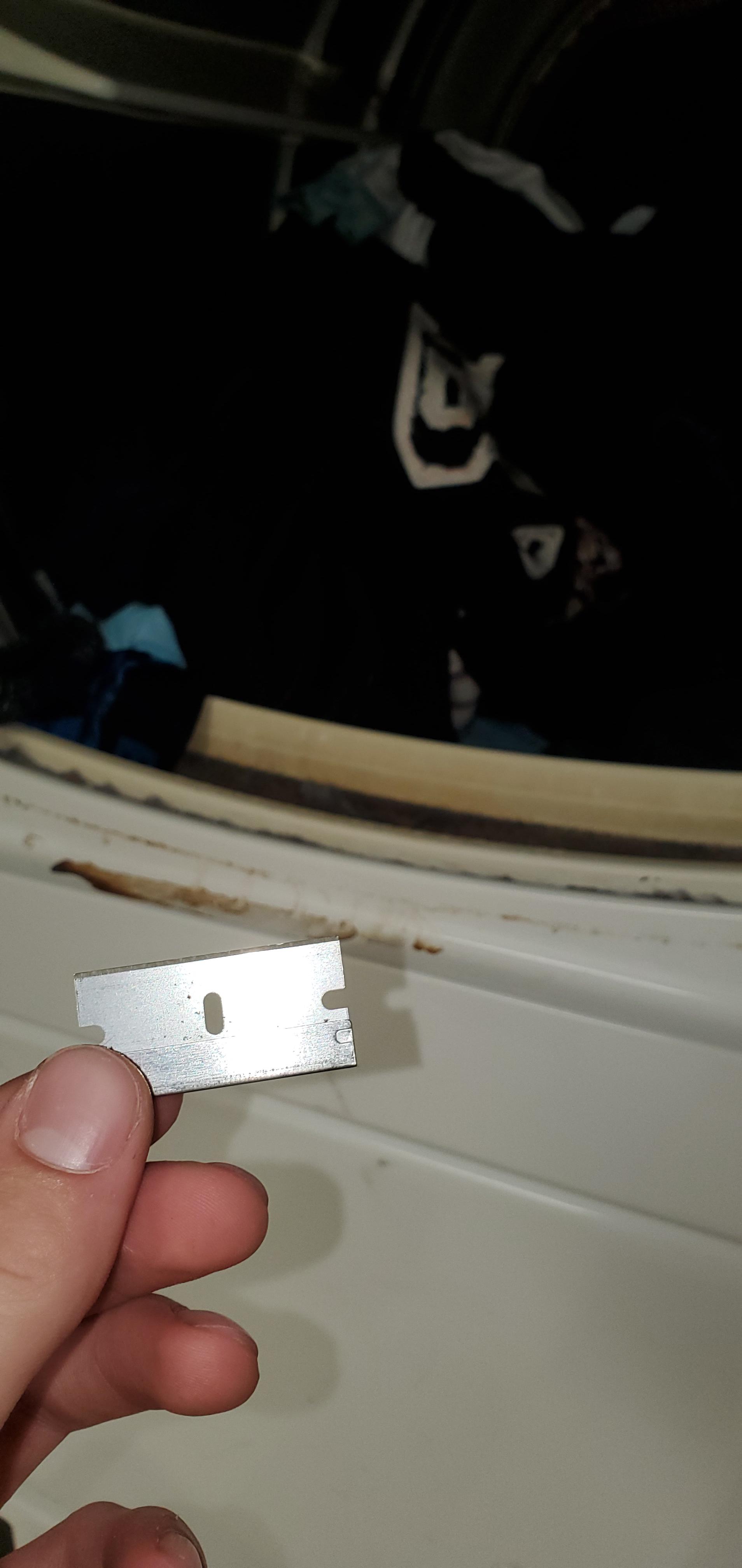 Just found this jammed under the little fins in a dryer. r/rit