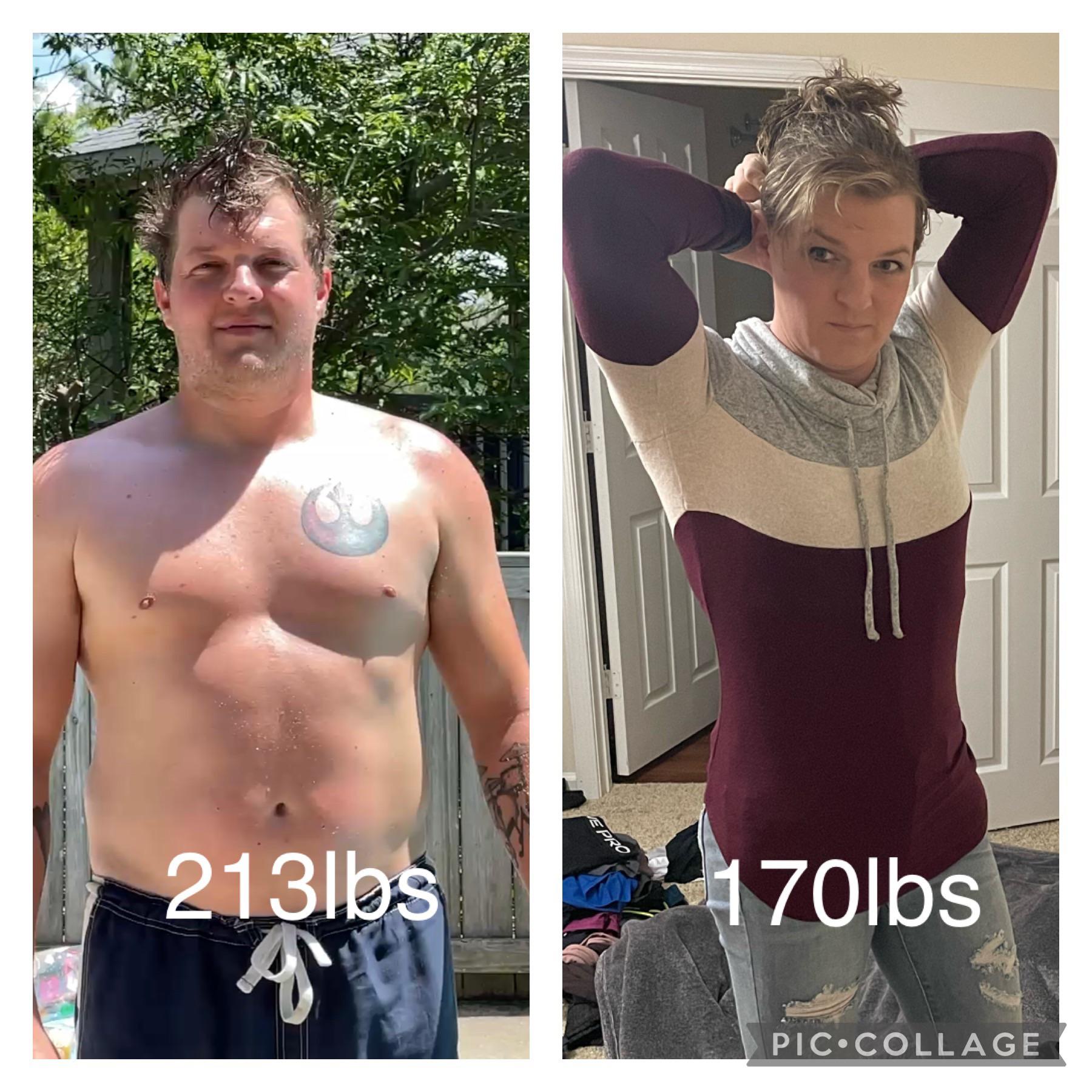 Weight changes prehrt to 9 mo (details in comments) r/transtimelines