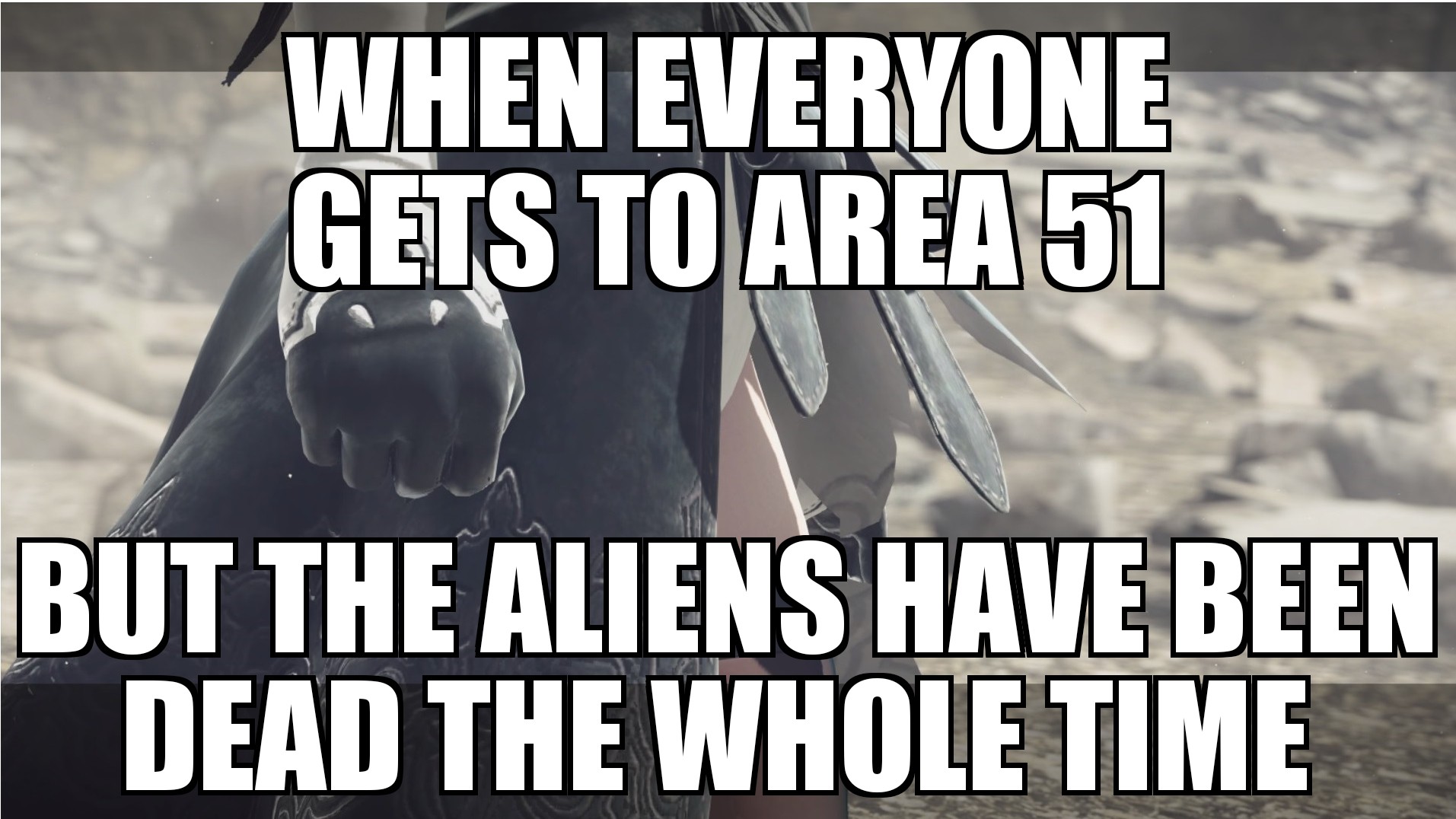 Area 51 meme nier
