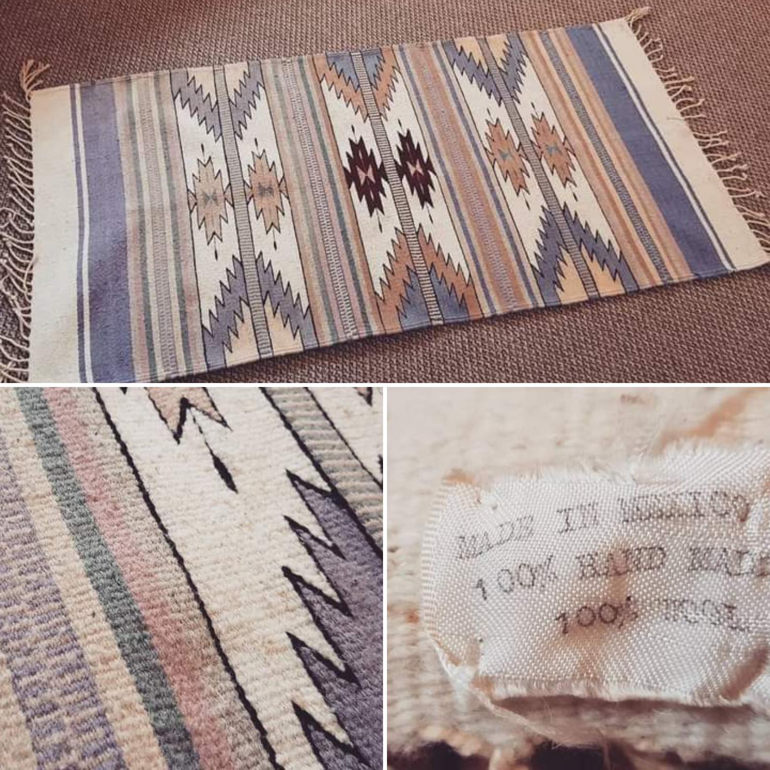The most beautiful handmade rug form Mexico, found in an Age UK charity