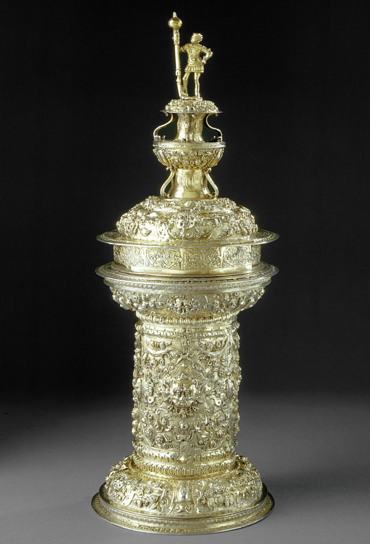 Salt cellar and cover. England, 1578 [1240x1820] r/ArtefactPorn