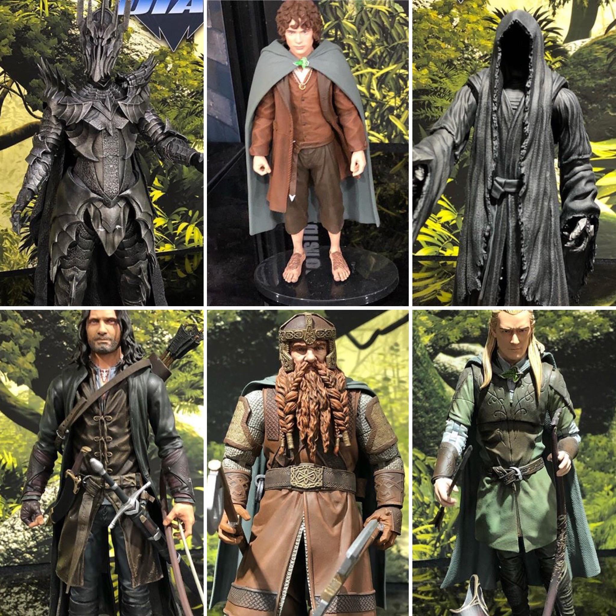 New 7” “Select” scale LordOfTheRings action figures from DST Collect