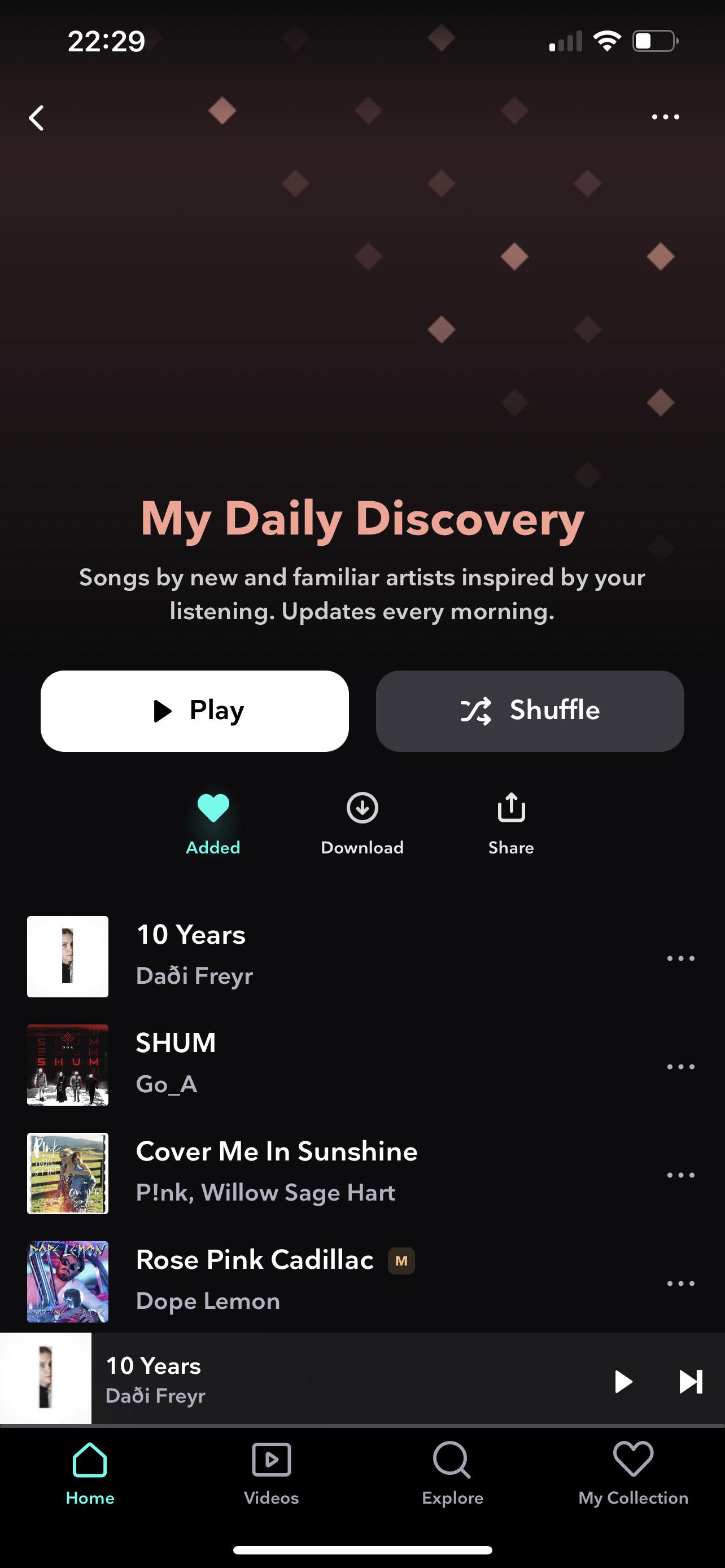 My Daily Discovery did I miss something? r/TIdaL