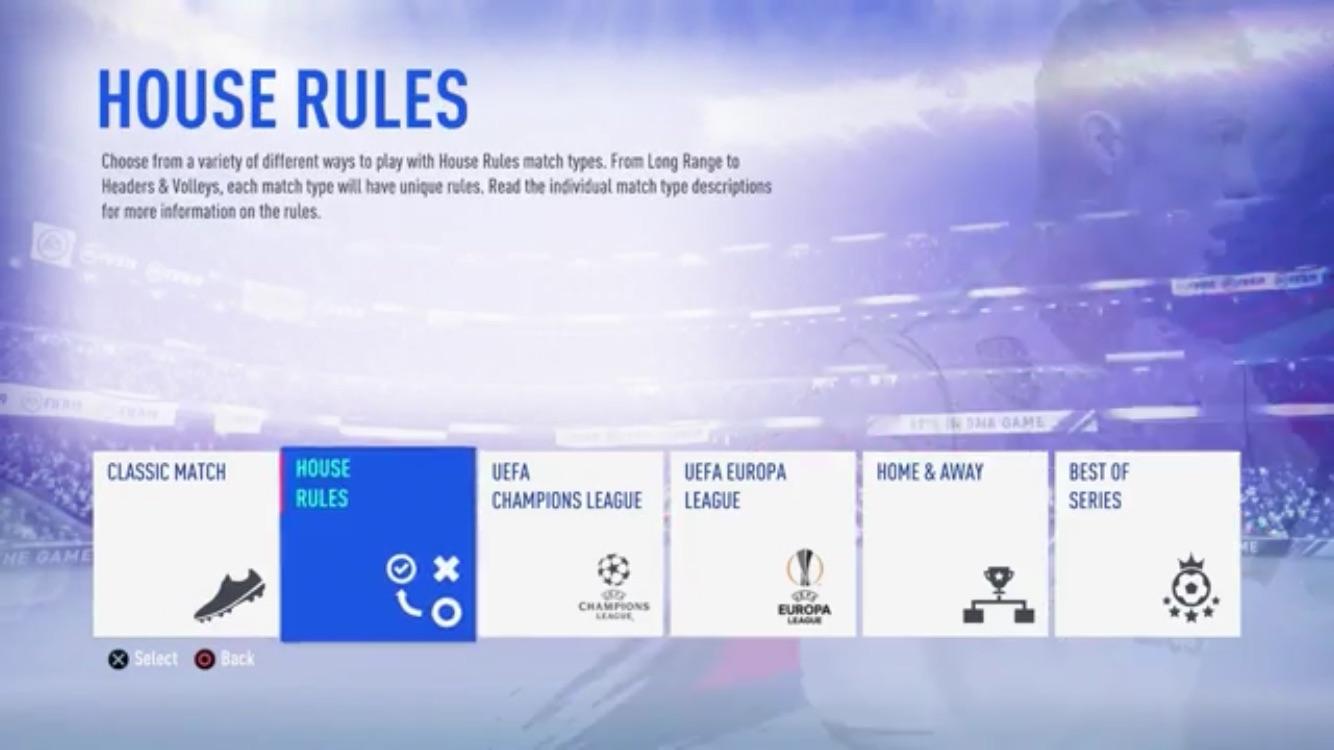 House Rules Gamemode r/EASportsFC