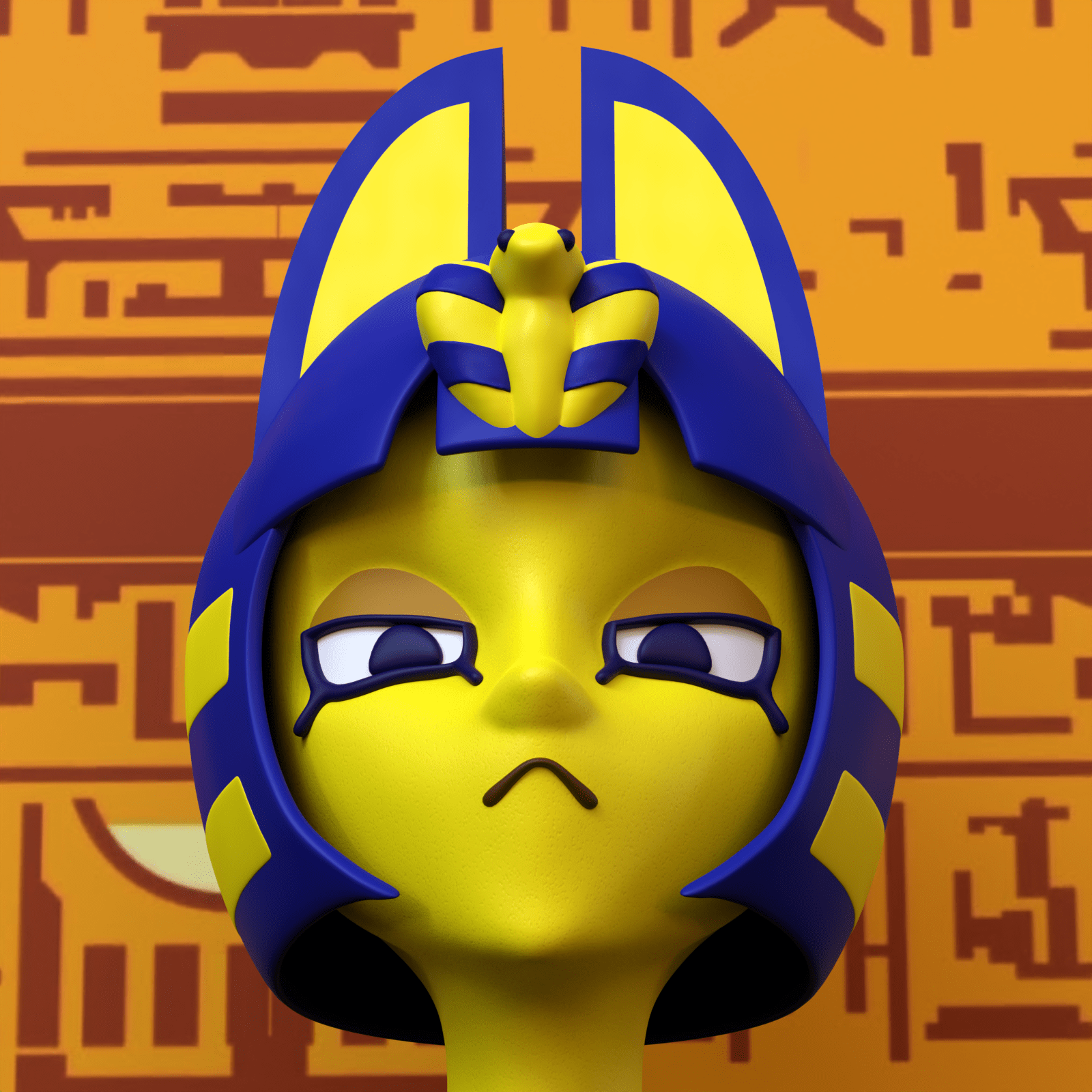 Egyptian Cat Girl blender