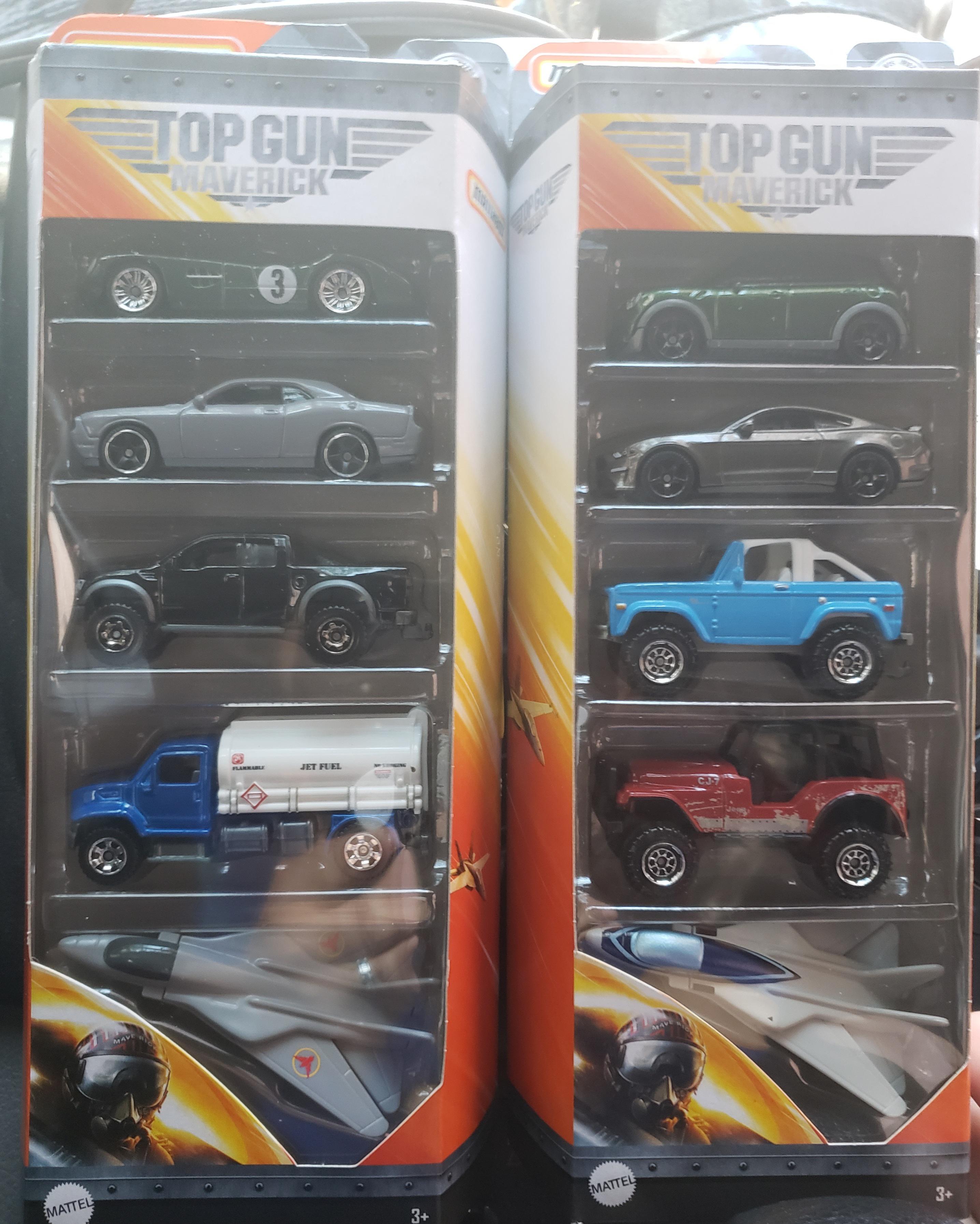 Love these 5 pack Top Gun vehicles r/matchbox