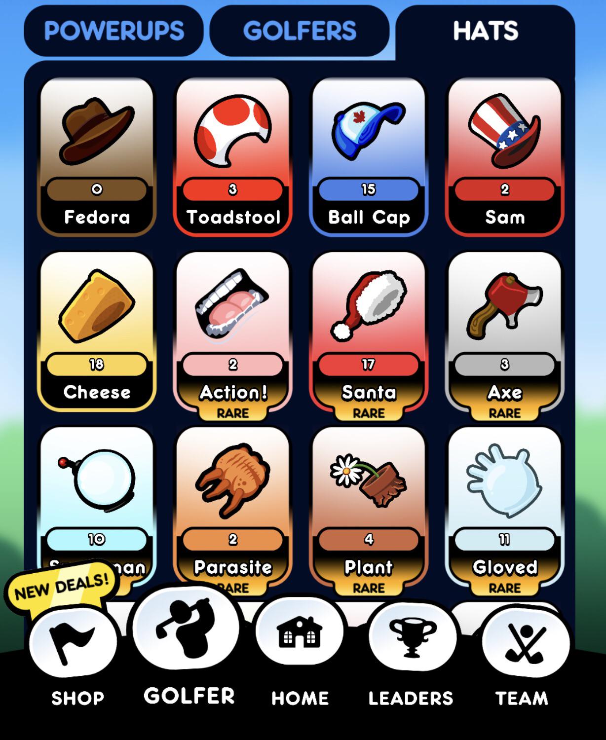 Does anyone know what the numbers underneath the cards mean? r/golfblitz