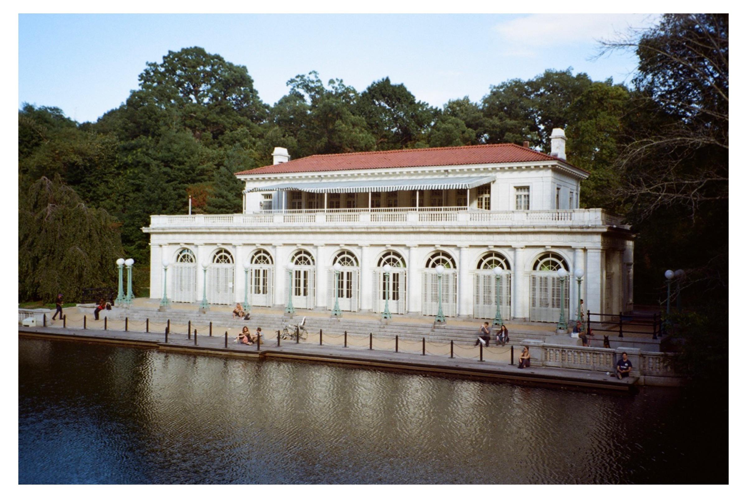 Prospect park Boat house Kodak Gold 200 Mamiya RB67 r/analog