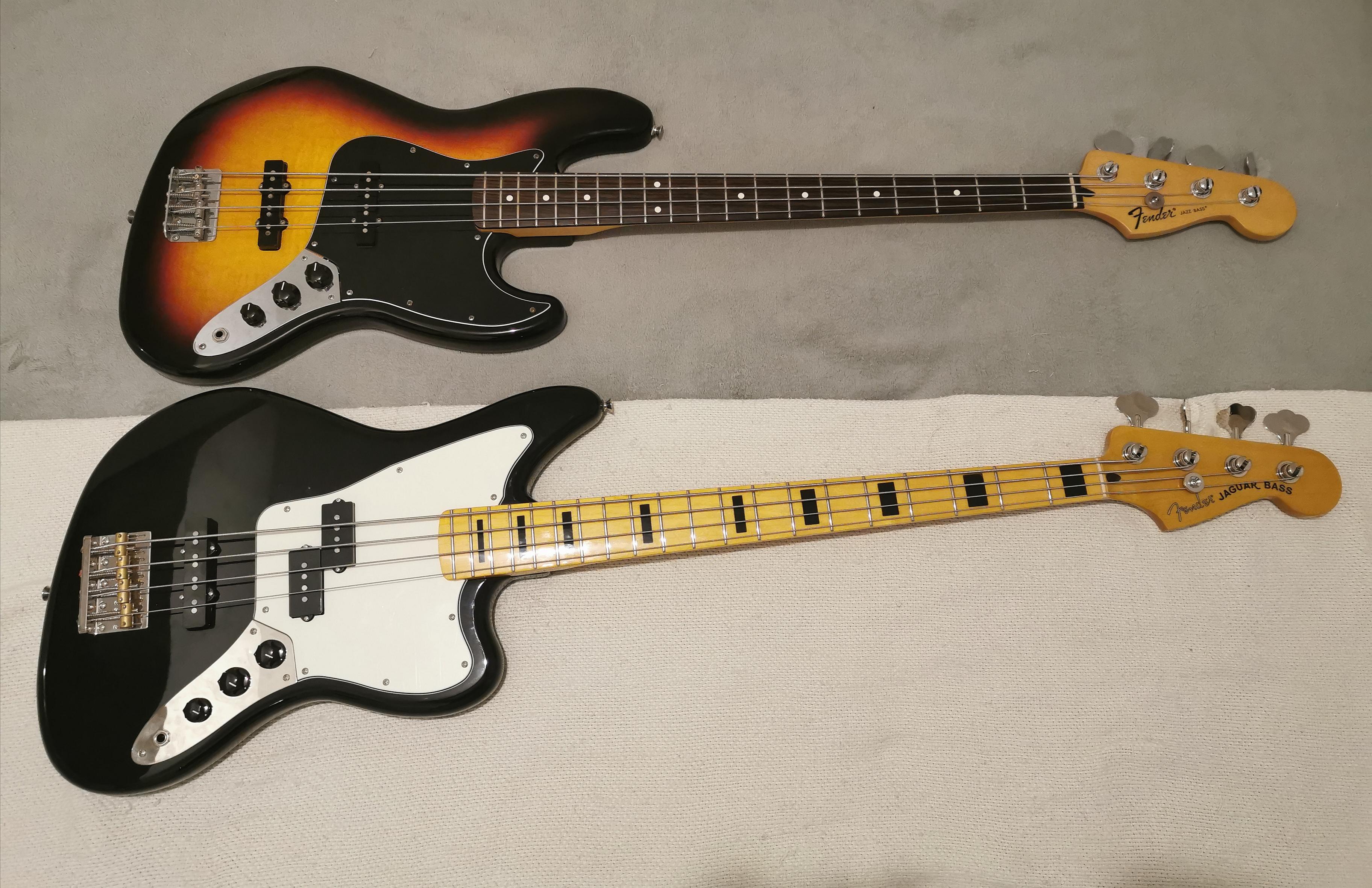My 2009 Standard Jazz with black pickguard and my recently bought