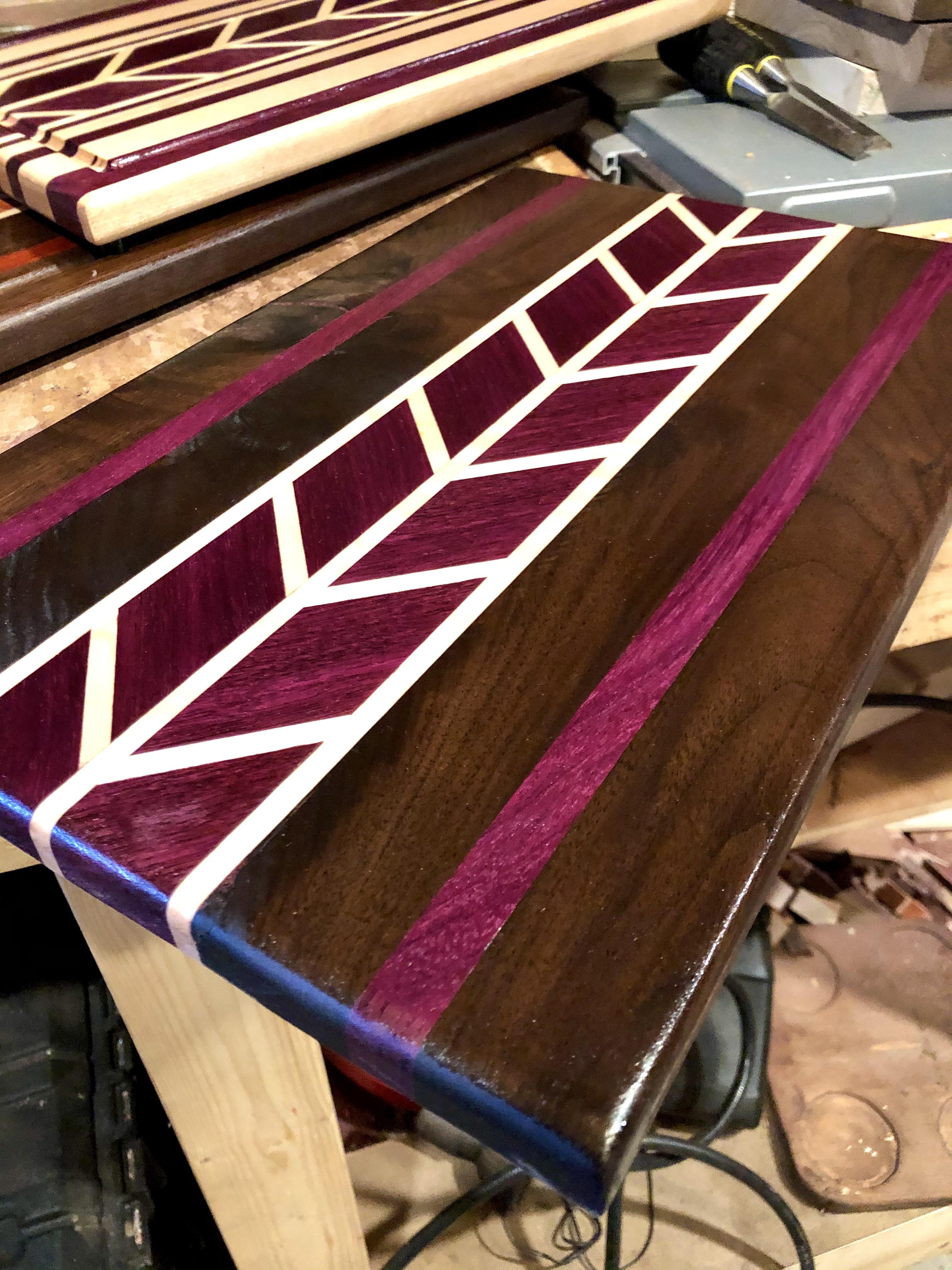 This is probably the richest Purple Heart I’ve had. r/woodworking