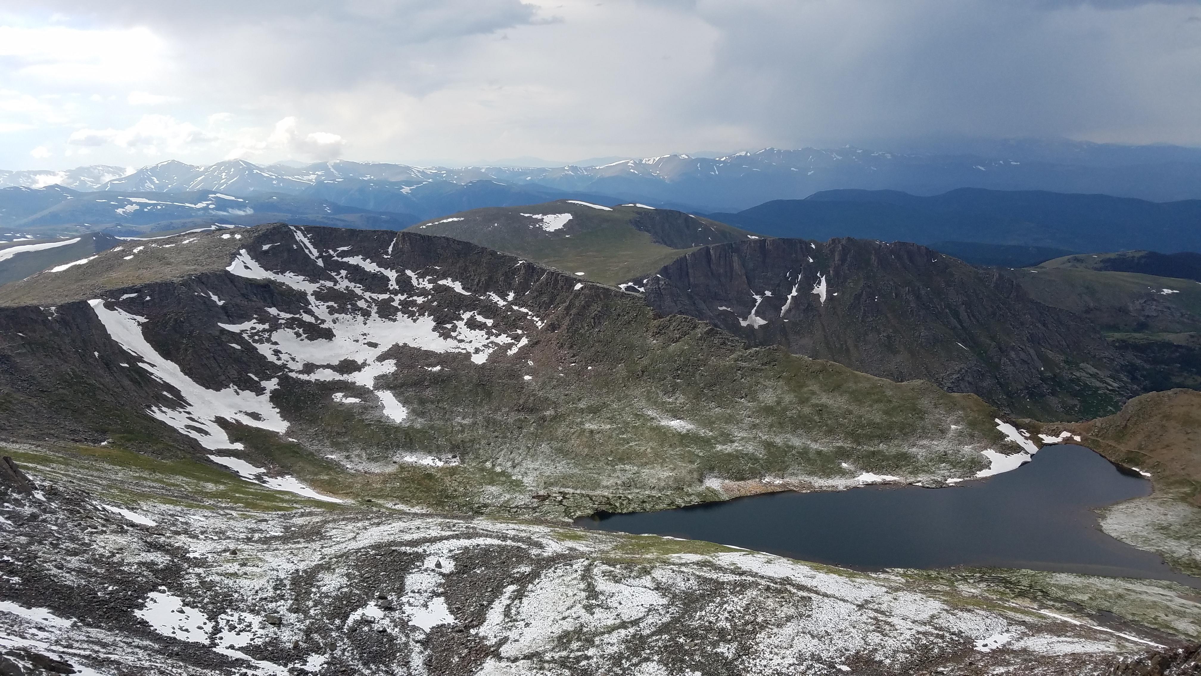 Taken from the peak of Mt Evans, near Idaho Springs, CO. [OC