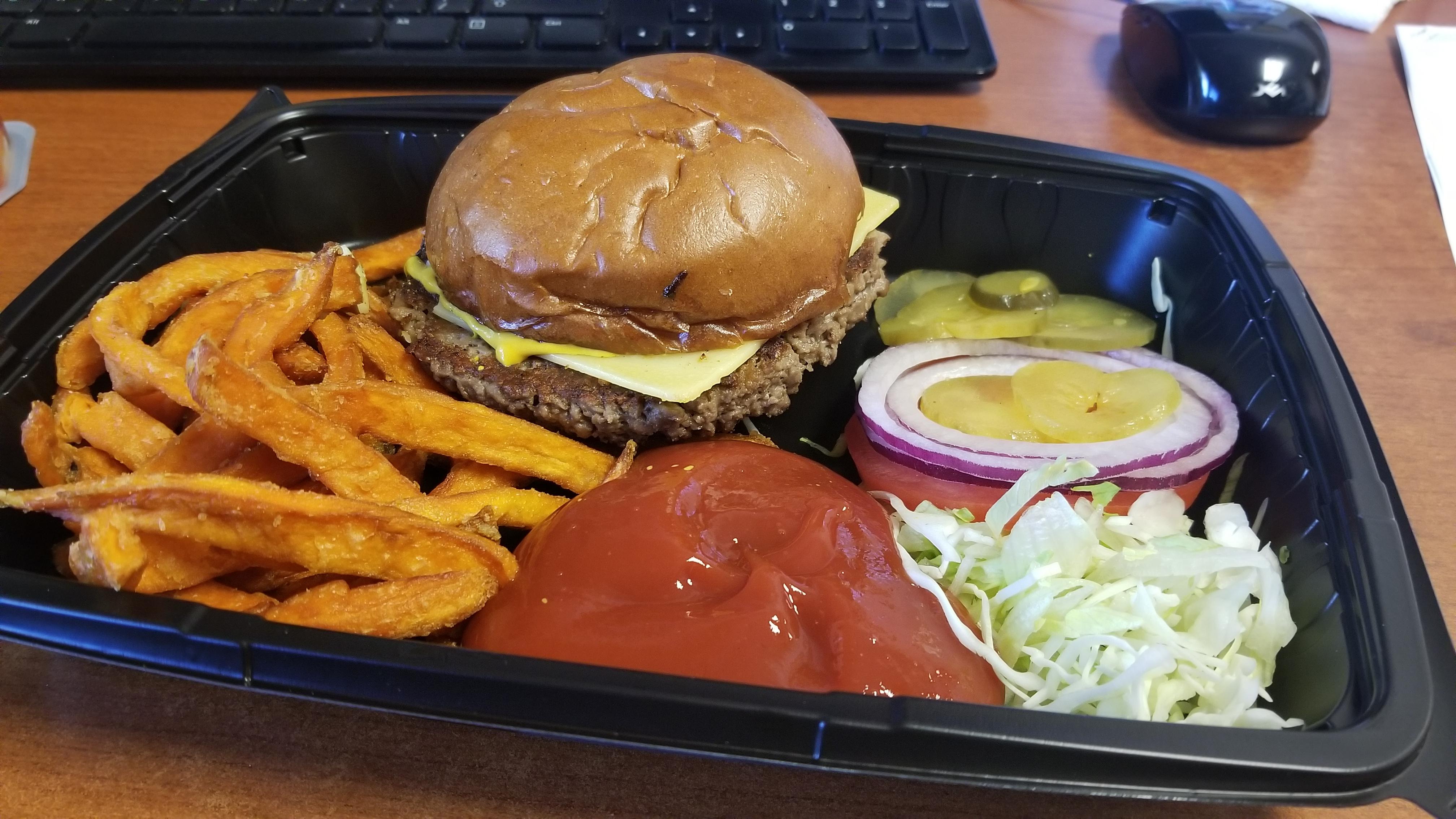 100 Vegan Burger from The Cheesecake Factory (Impossible Patty, Vegan